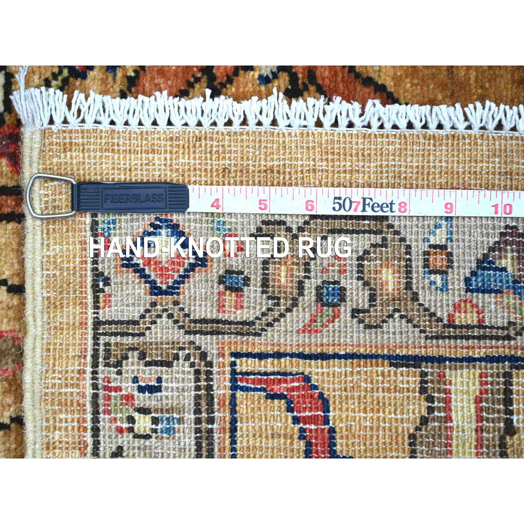 Tribal-Geometric-Hand-Knotted-Rug-107160