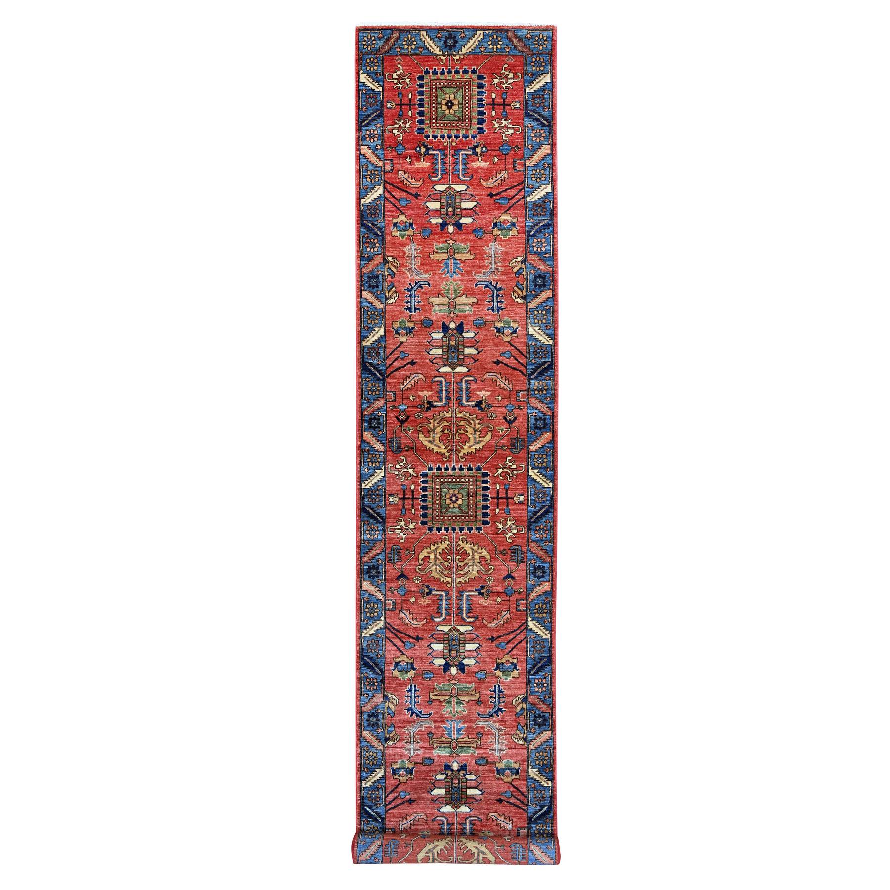 Tribal-Geometric-Hand-Knotted-Rug-107170