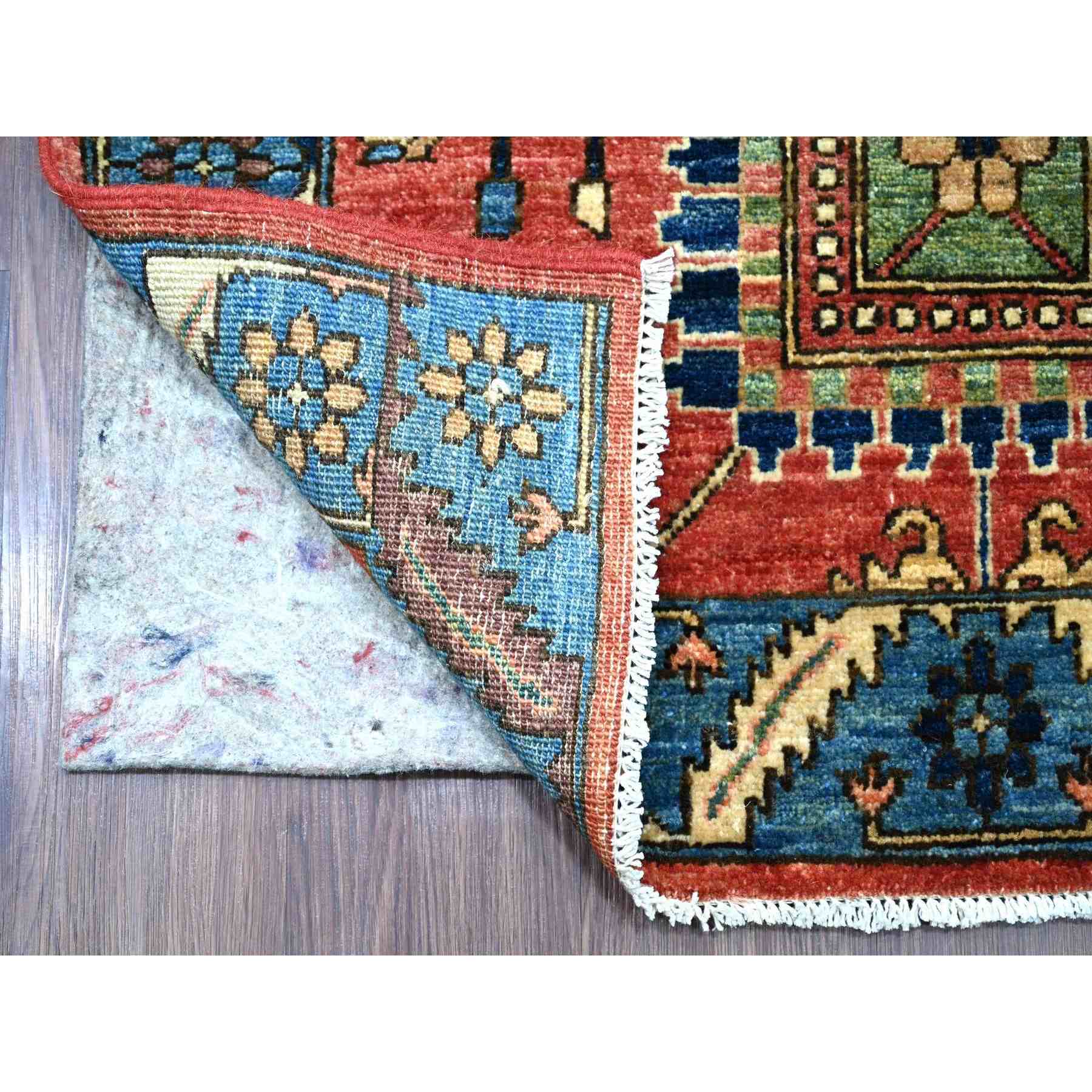 Tribal-Geometric-Hand-Knotted-Rug-107170