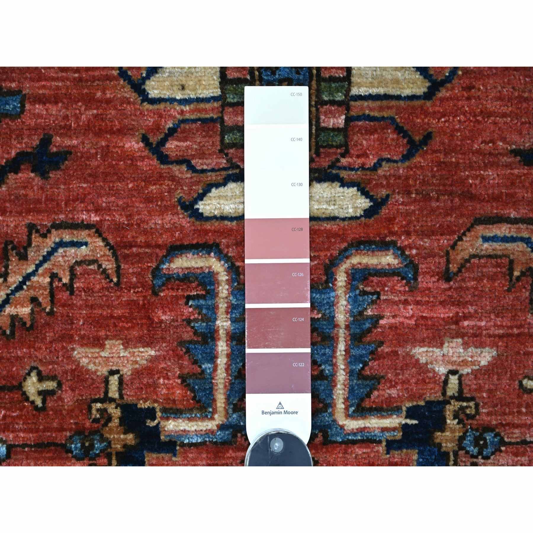 Tribal-Geometric-Hand-Knotted-Rug-107170