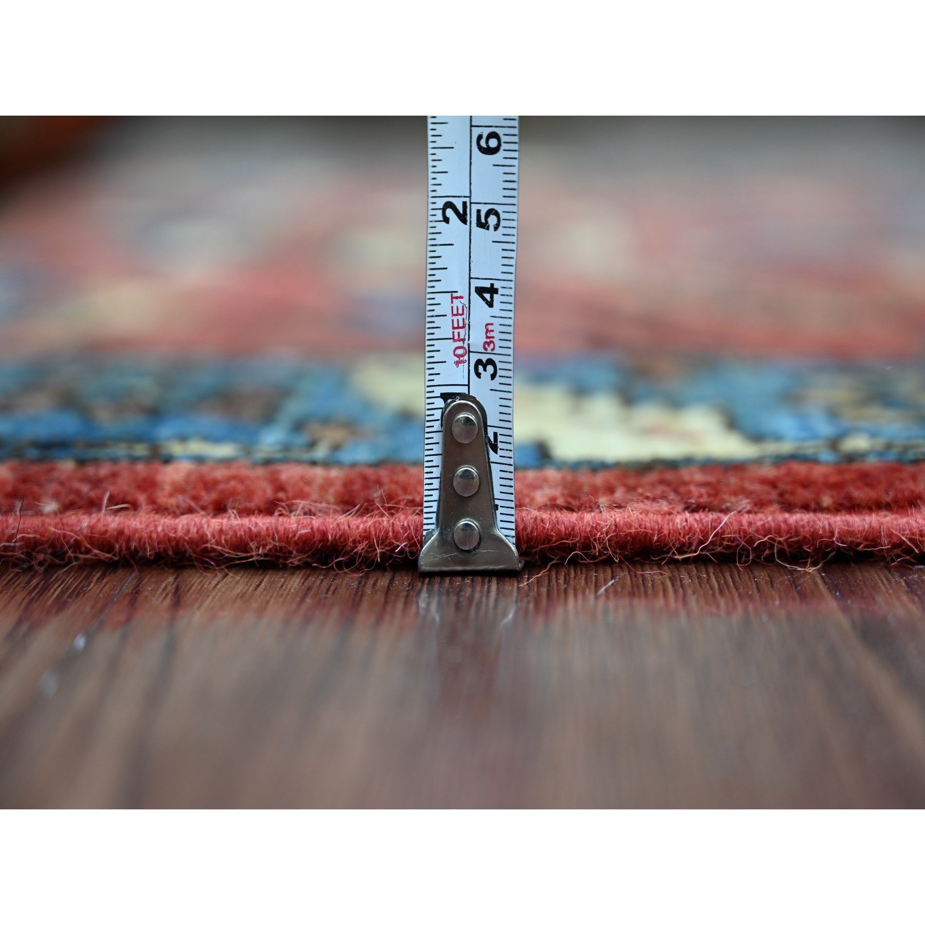Tribal-Geometric-Hand-Knotted-Rug-107170
