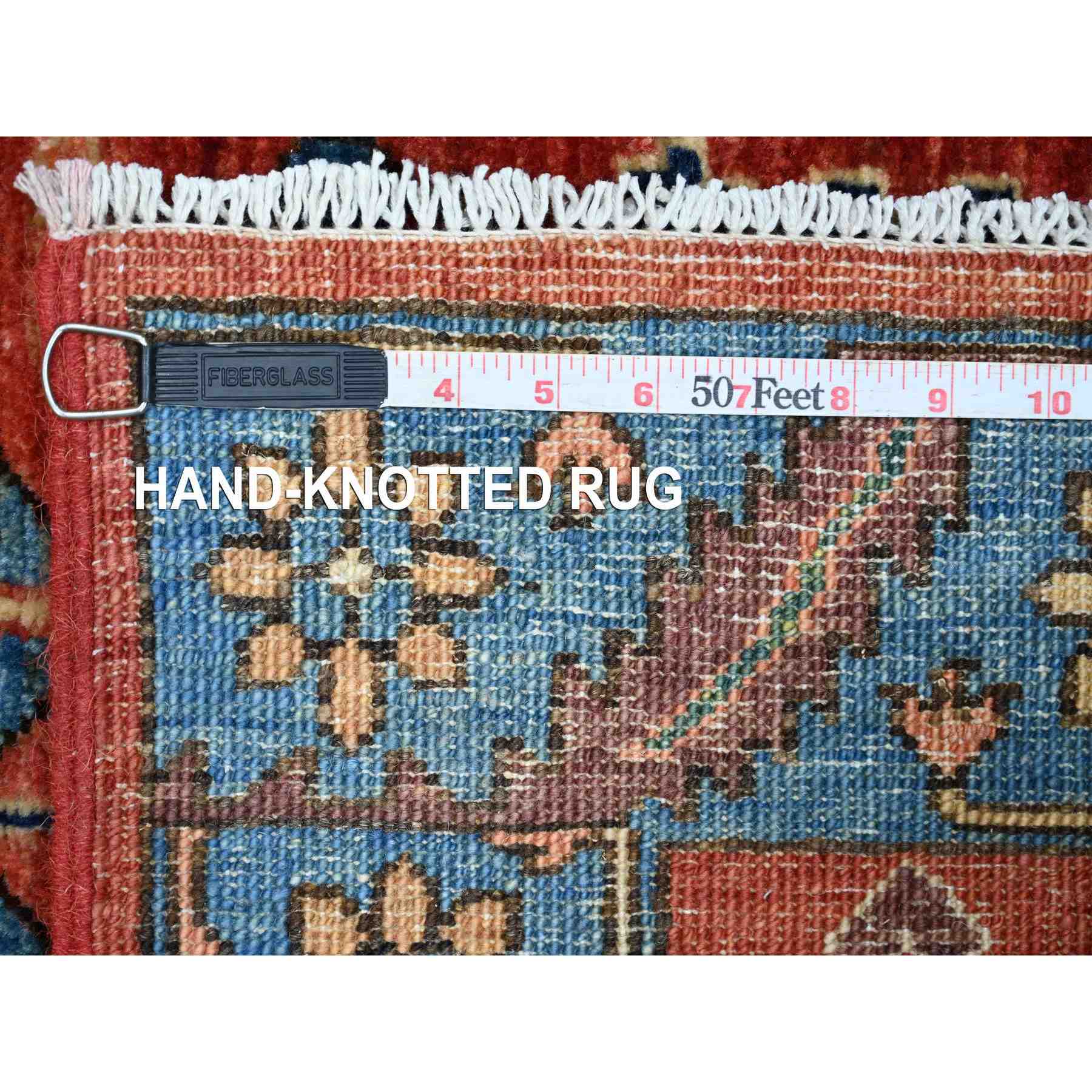Tribal-Geometric-Hand-Knotted-Rug-107170