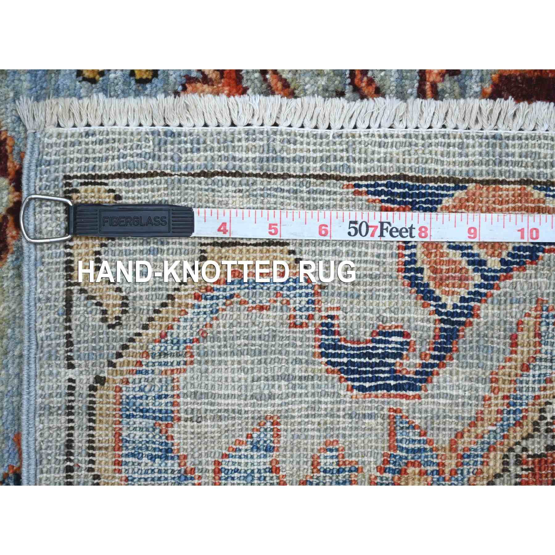 Tribal-Geometric-Hand-Knotted-Rug-107185