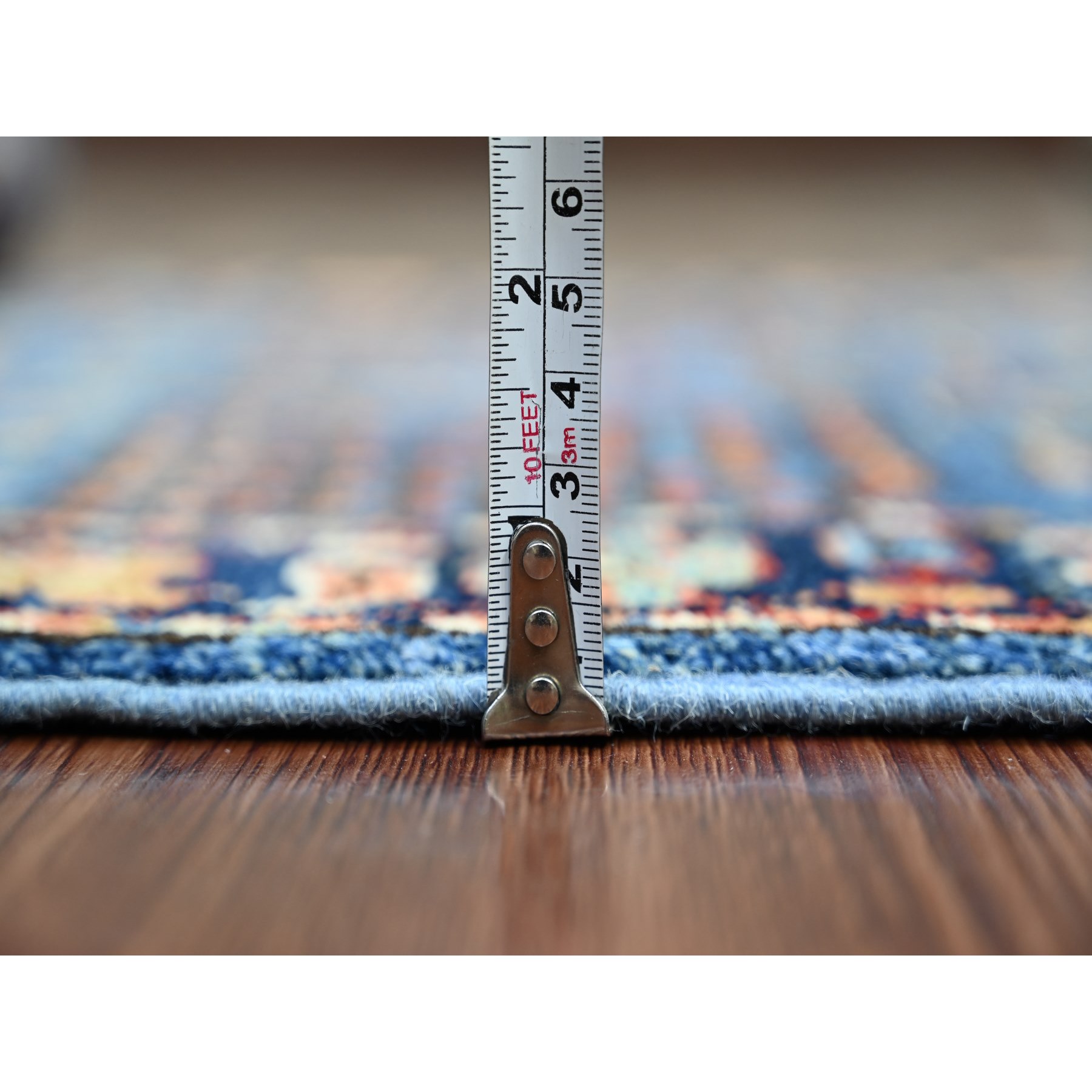 Tribal-Geometric-Hand-Knotted-Rug-107195