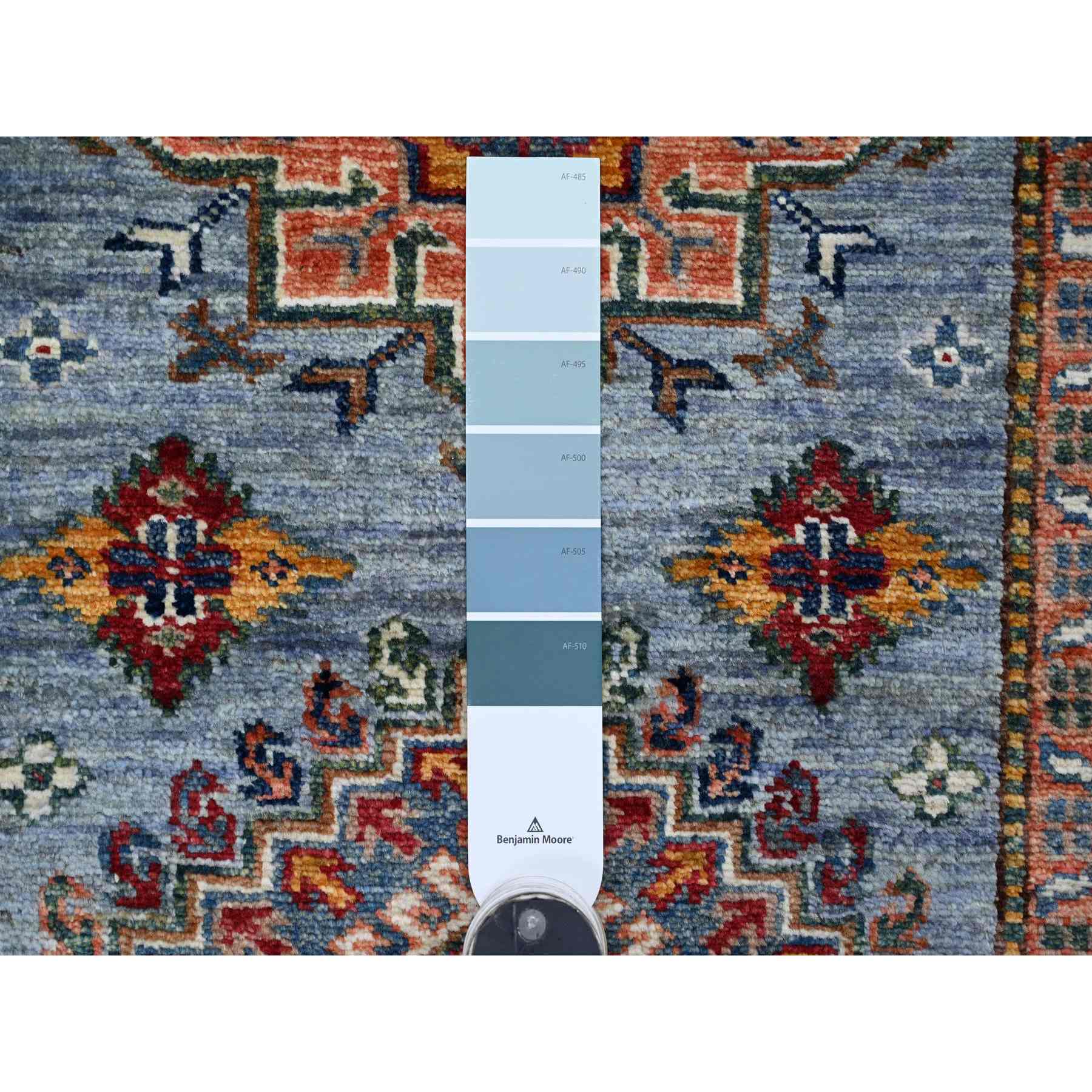 Tribal-Geometric-Hand-Knotted-Rug-107245