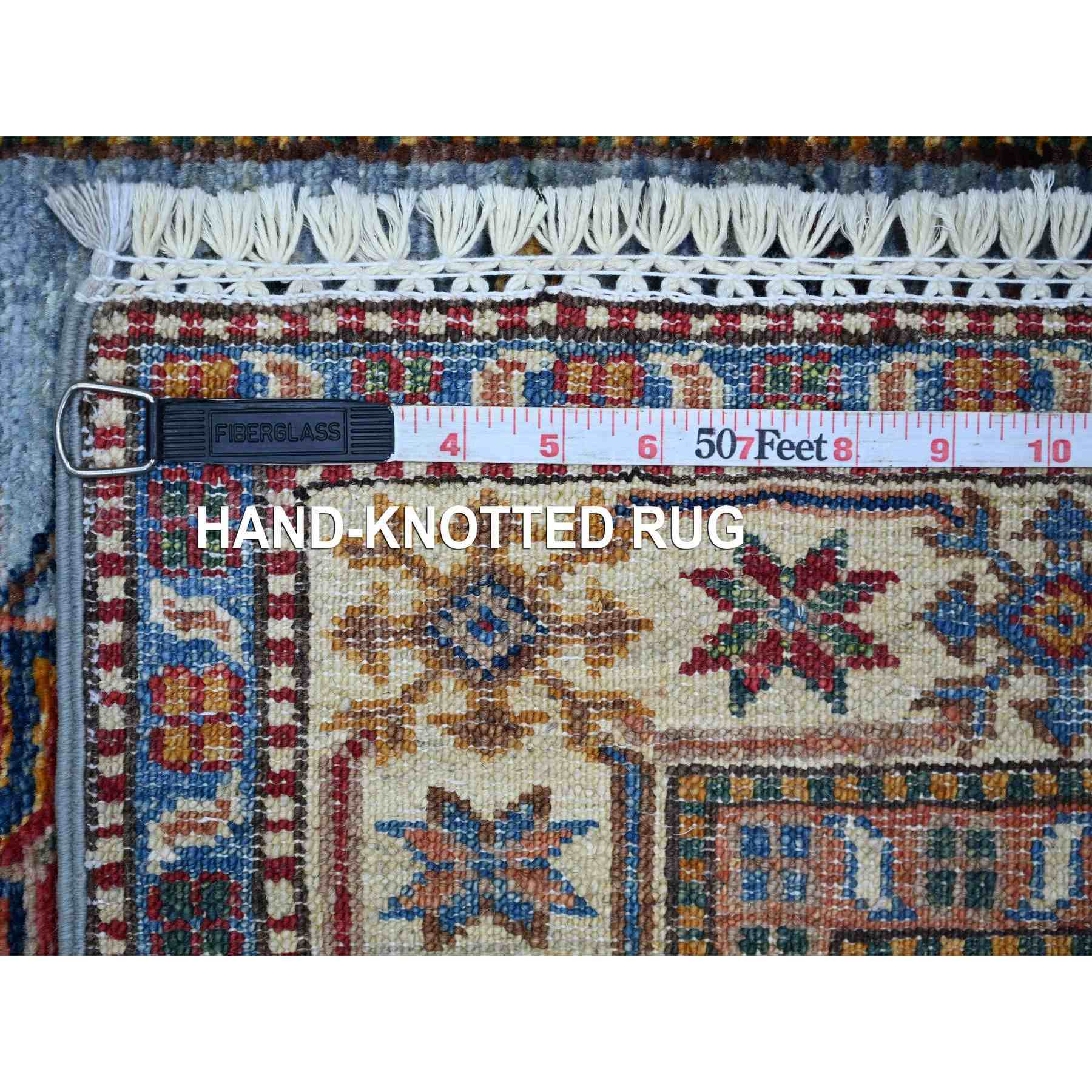Tribal-Geometric-Hand-Knotted-Rug-107245