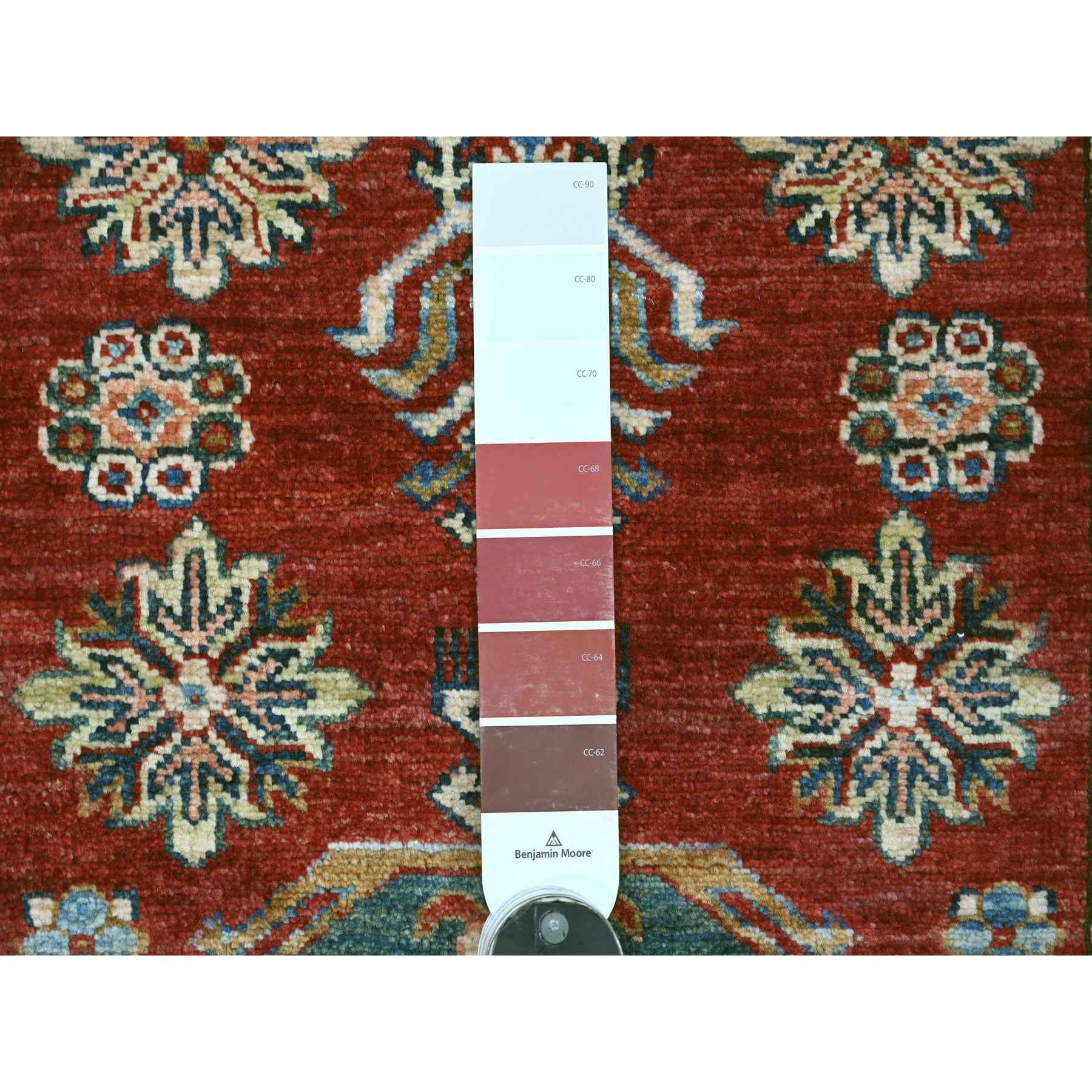 Tribal-Geometric-Hand-Knotted-Rug-107250