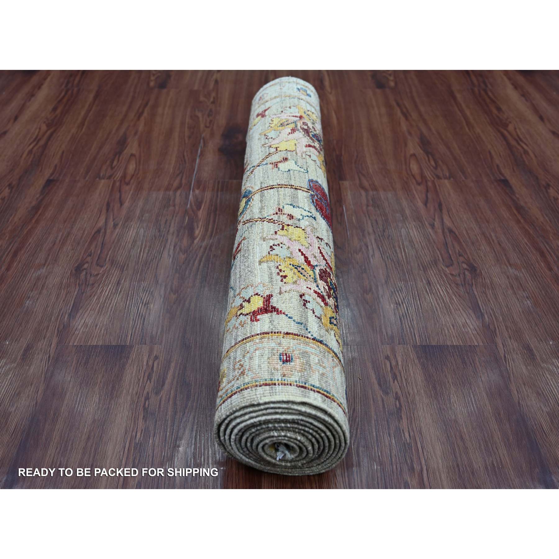 Tribal-Geometric-Hand-Knotted-Rug-107255