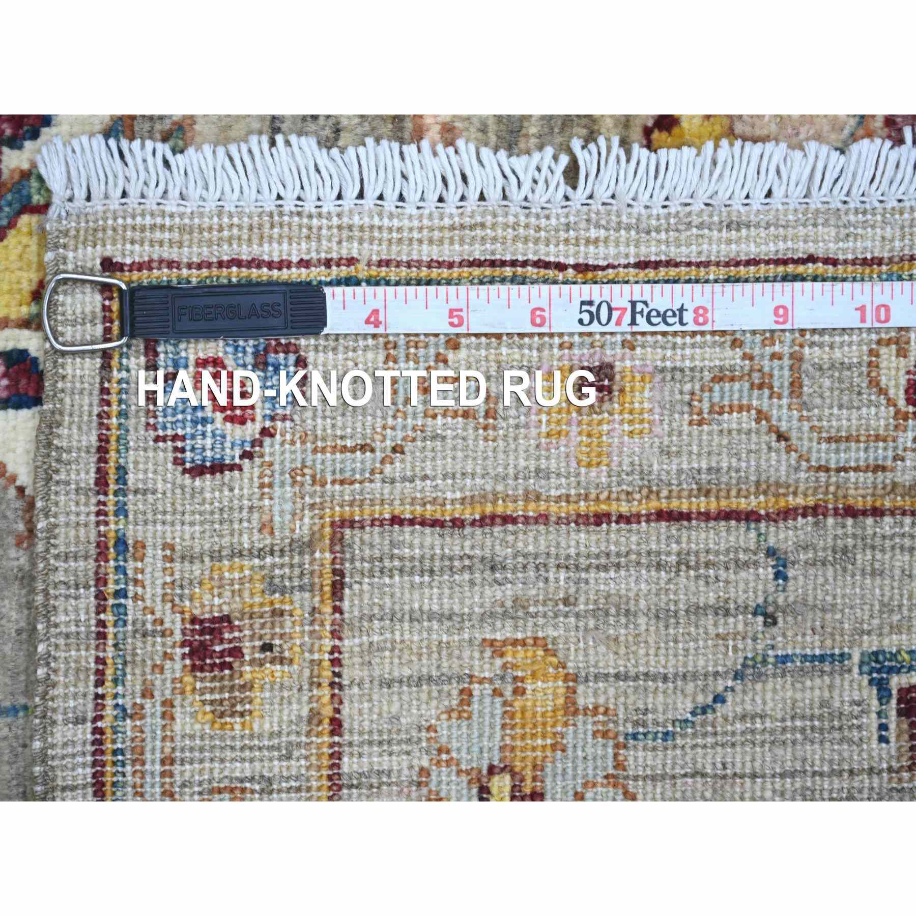 Tribal-Geometric-Hand-Knotted-Rug-107255