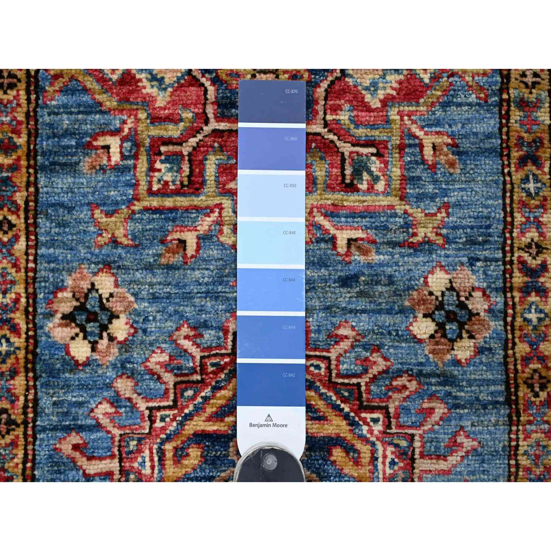 Tribal-Geometric-Hand-Knotted-Rug-107260