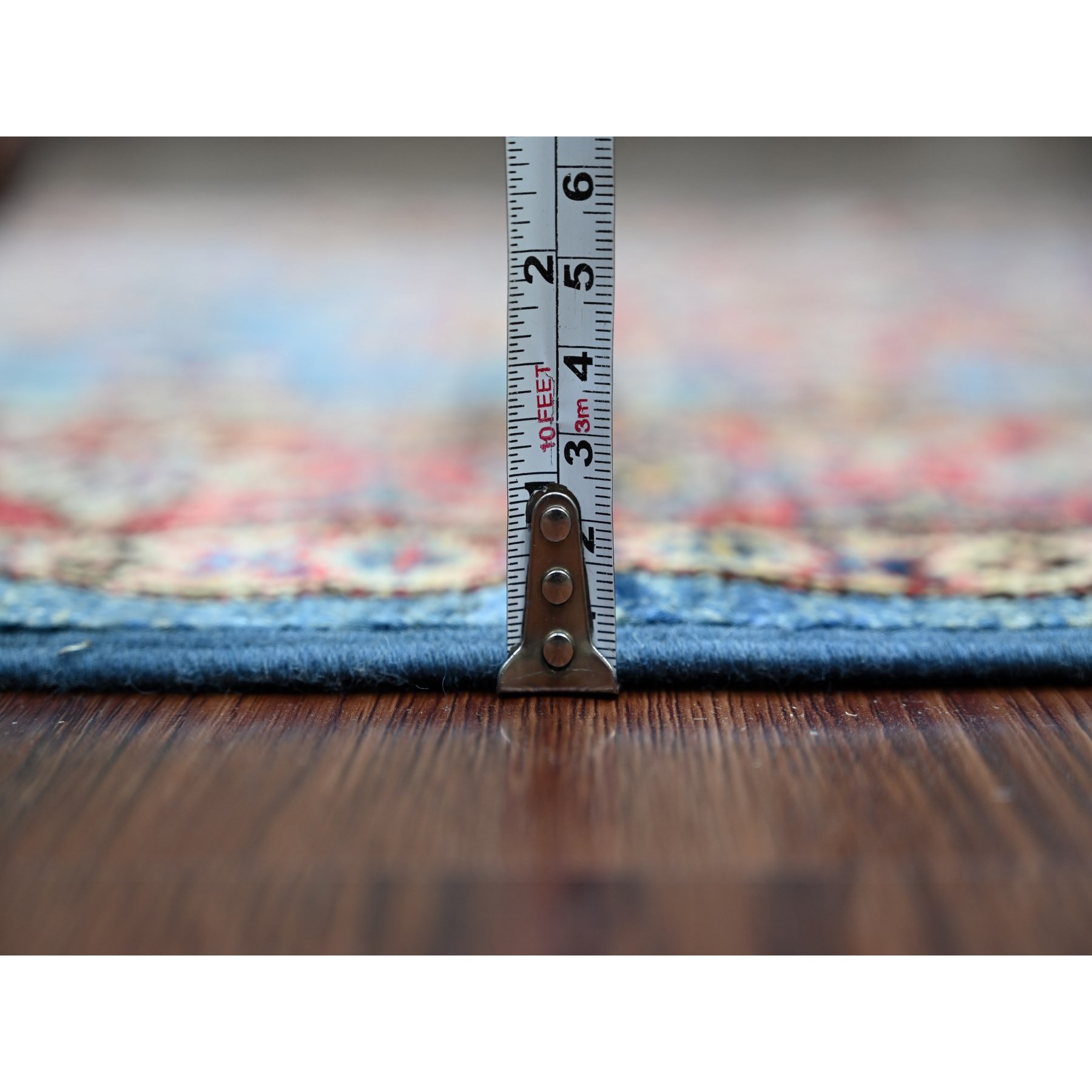 Tribal-Geometric-Hand-Knotted-Rug-107260