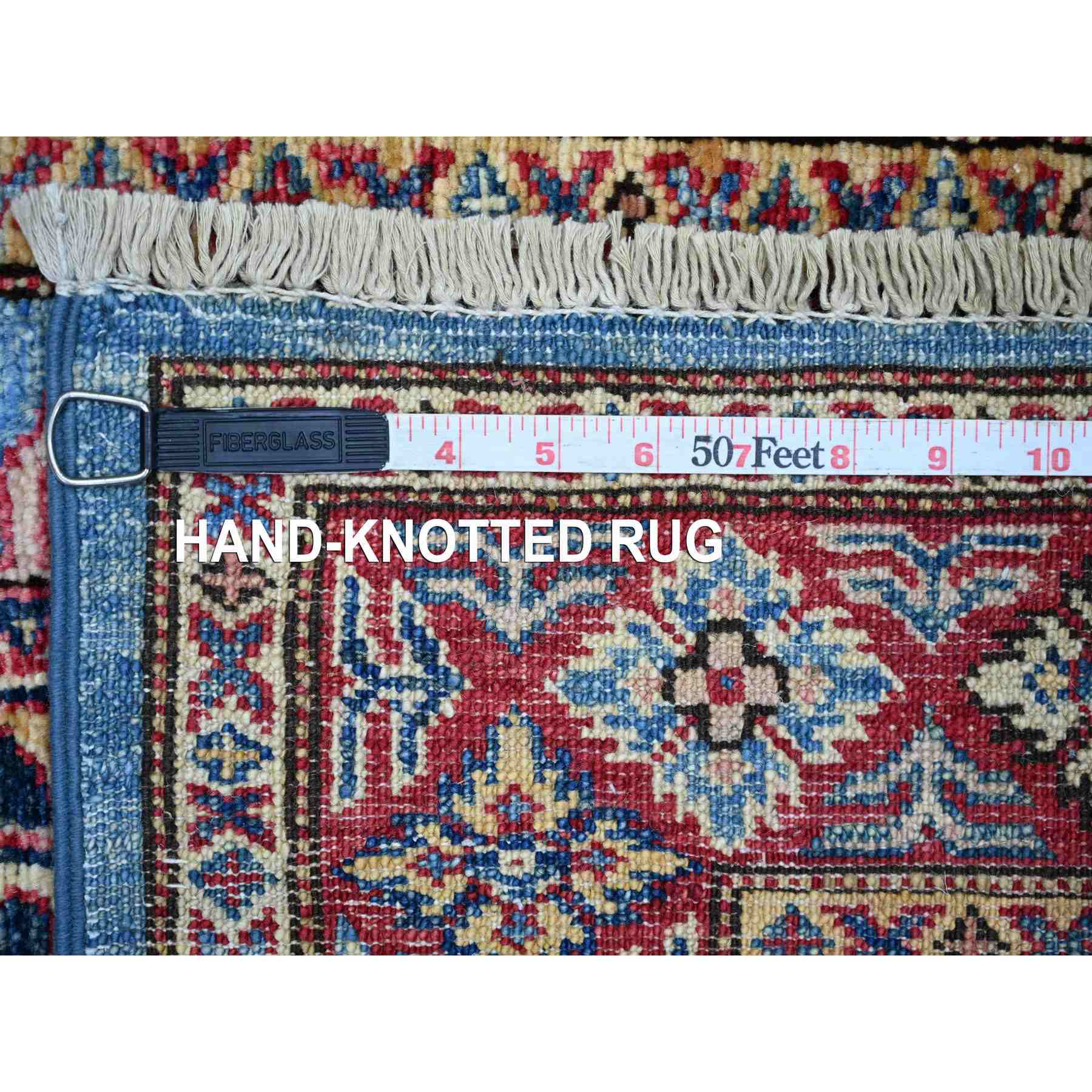 Tribal-Geometric-Hand-Knotted-Rug-107260