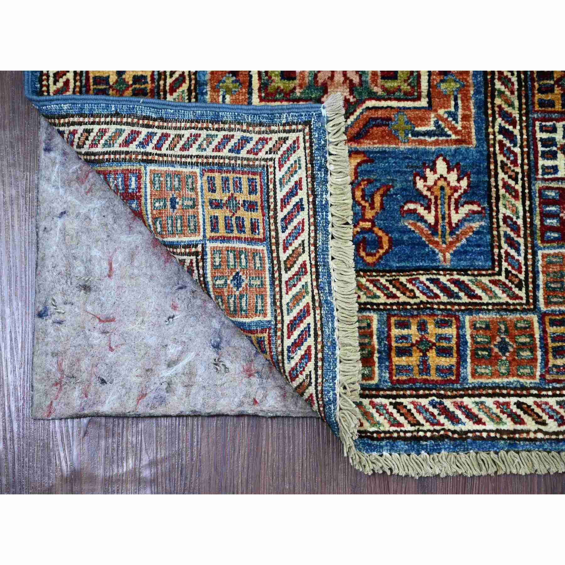 Tribal-Geometric-Hand-Knotted-Rug-107270