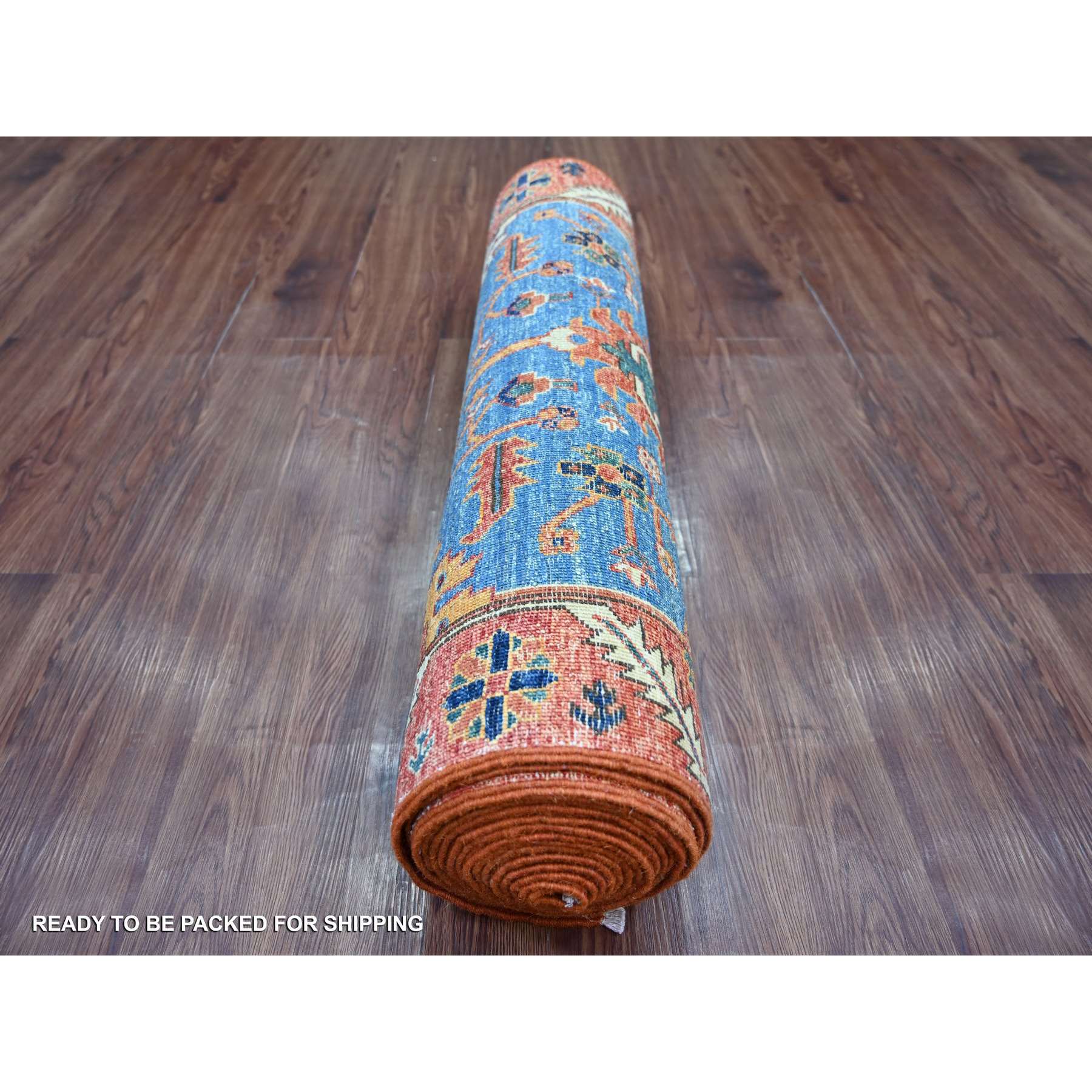 Tribal-Geometric-Hand-Knotted-Rug-107275