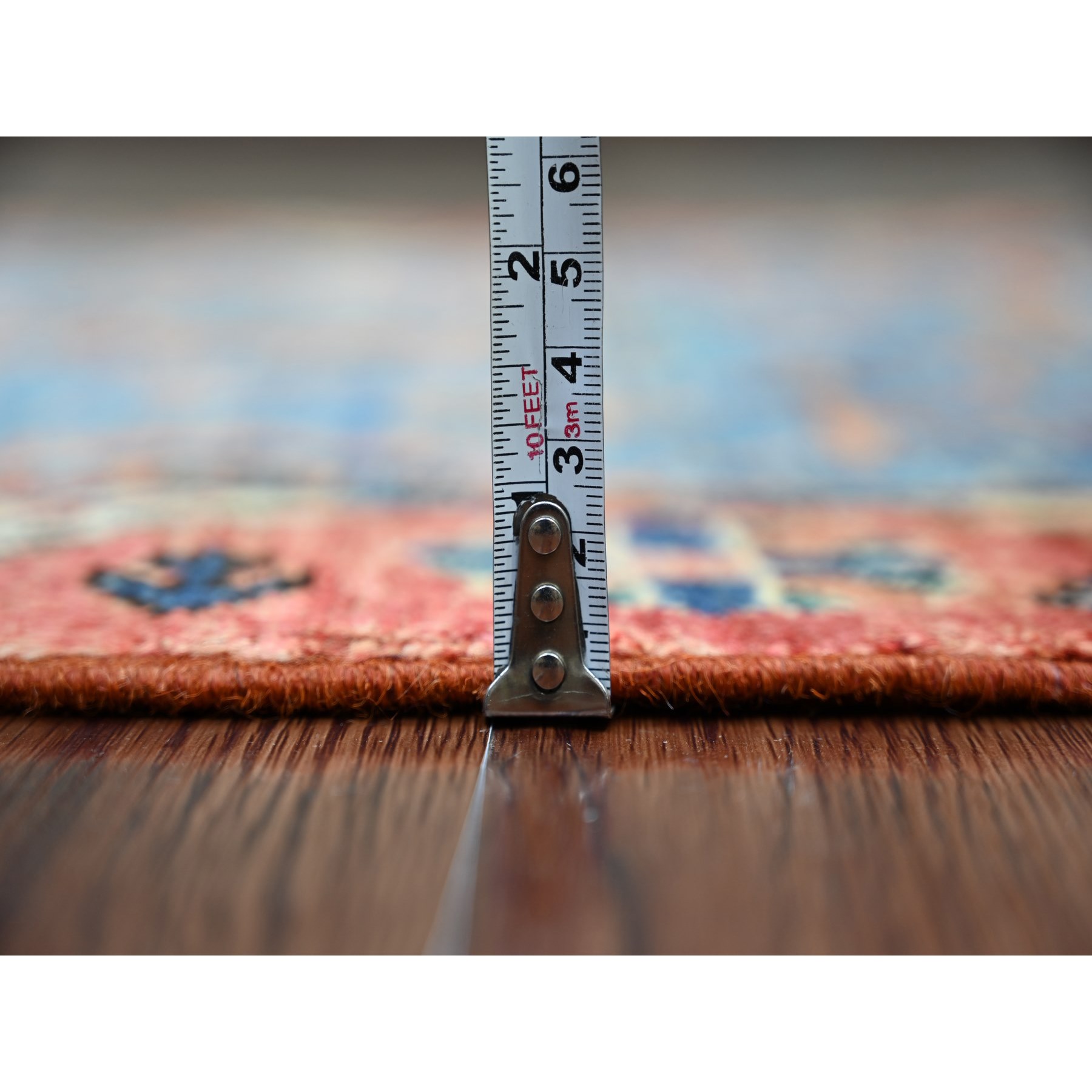 Tribal-Geometric-Hand-Knotted-Rug-107275