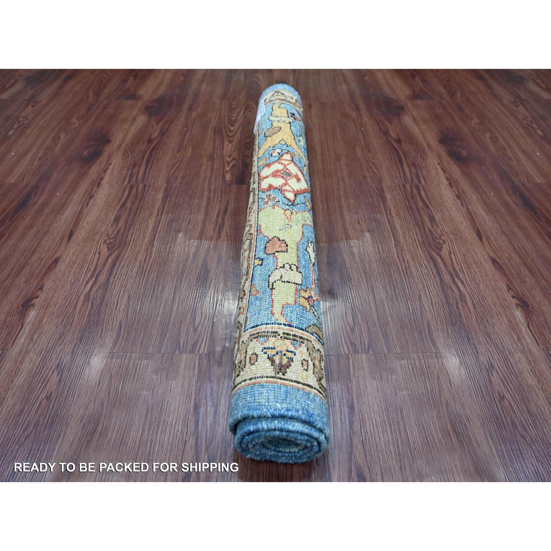 Tribal-Geometric-Hand-Knotted-Rug-107280