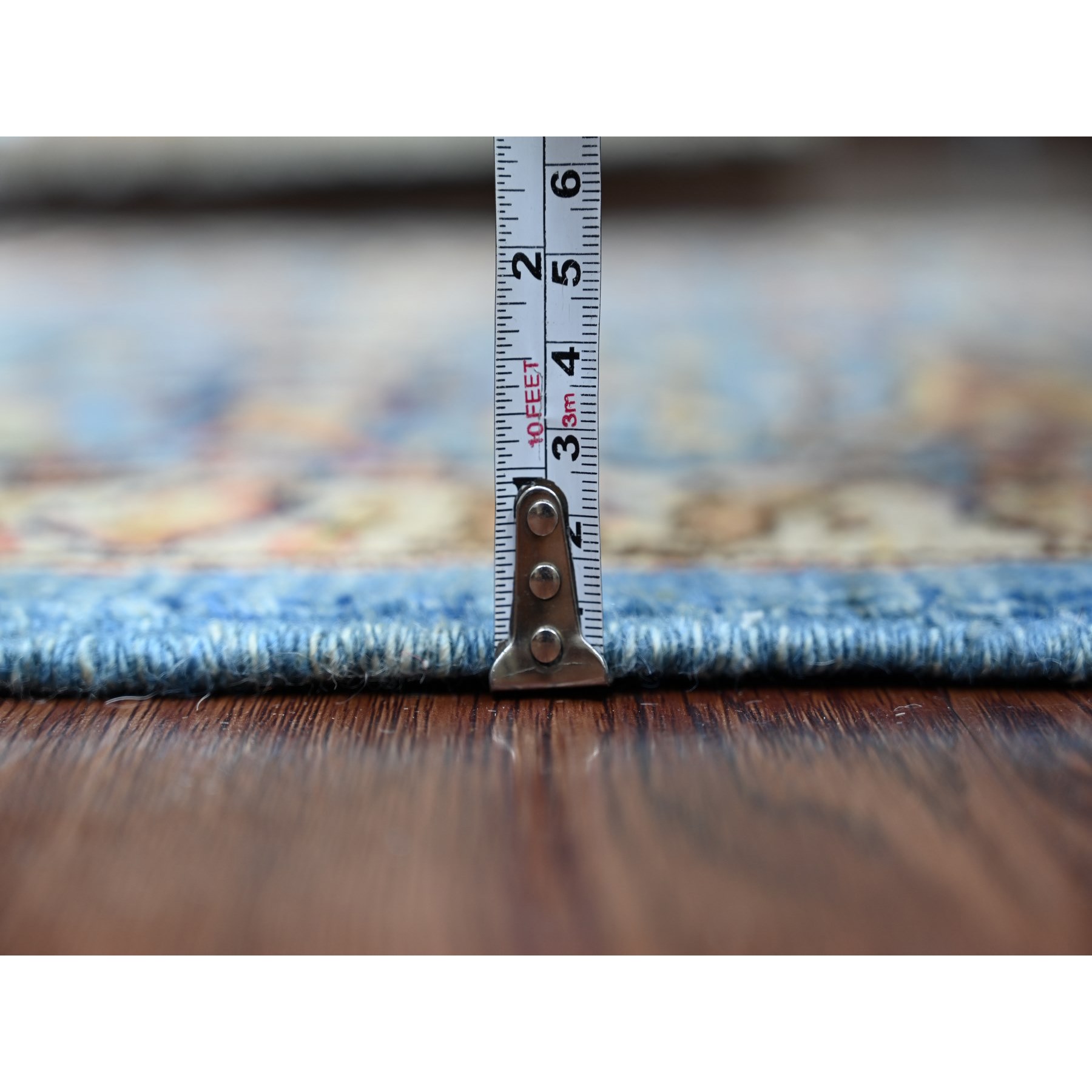 Tribal-Geometric-Hand-Knotted-Rug-107280