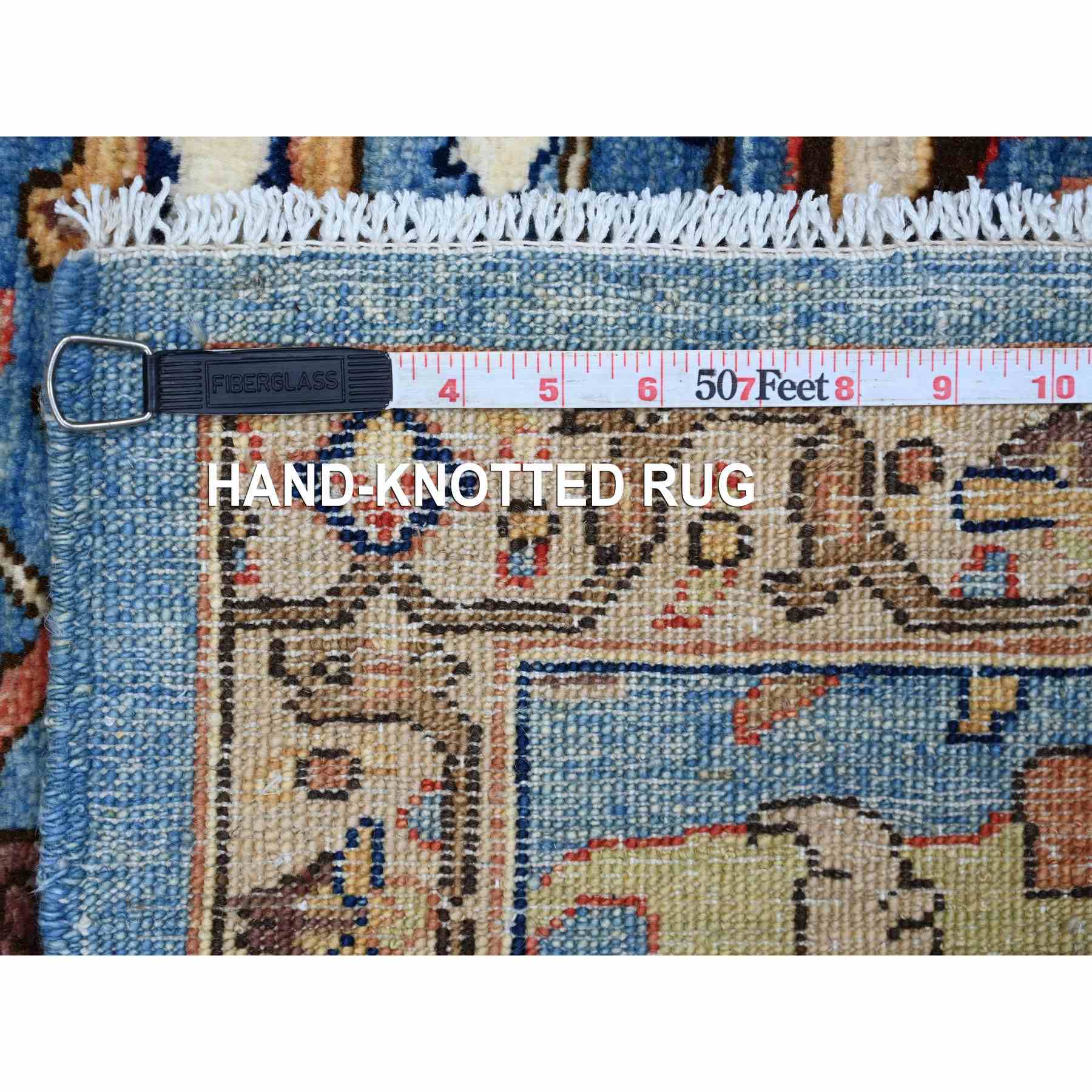 Tribal-Geometric-Hand-Knotted-Rug-107280