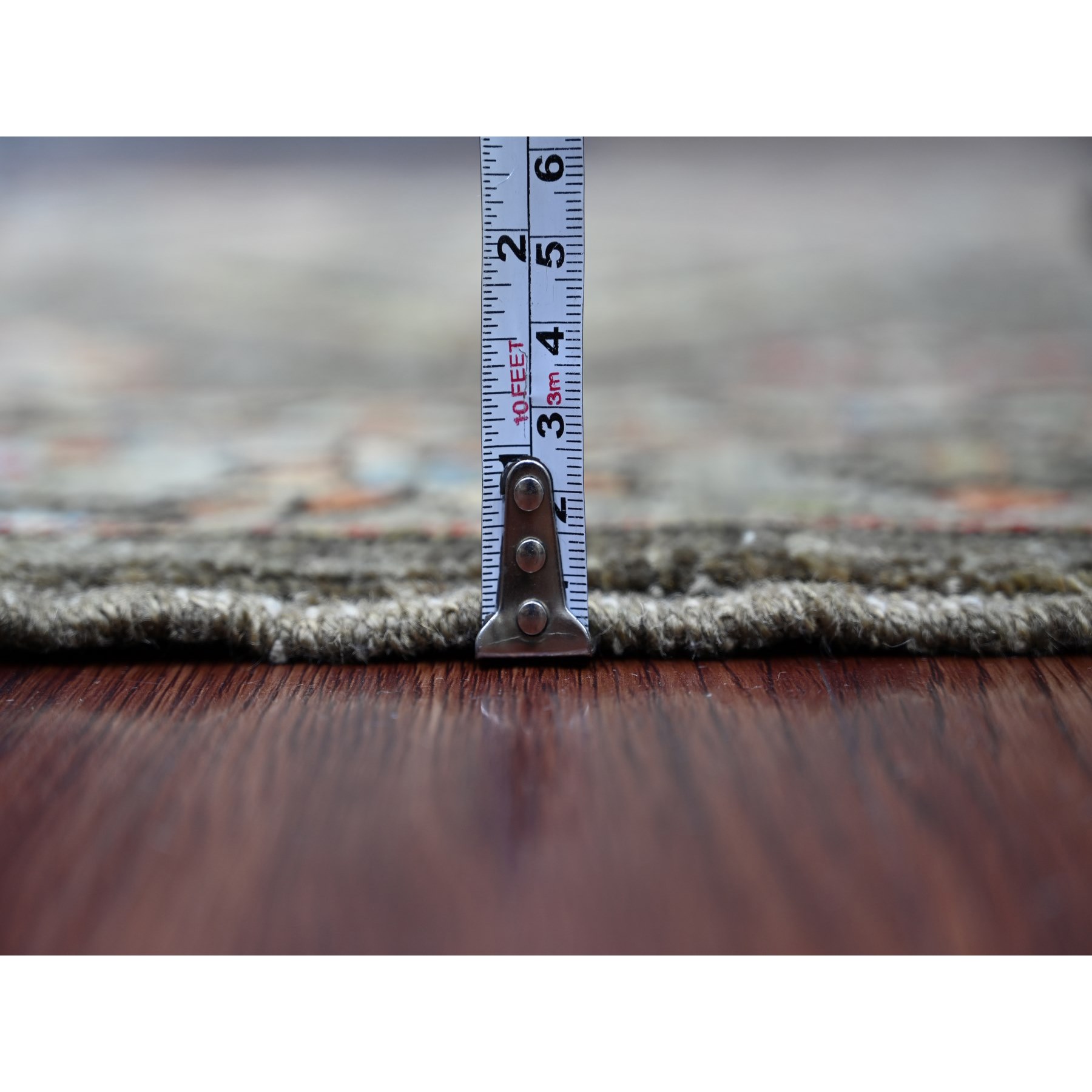 Tribal-Geometric-Hand-Knotted-Rug-107285
