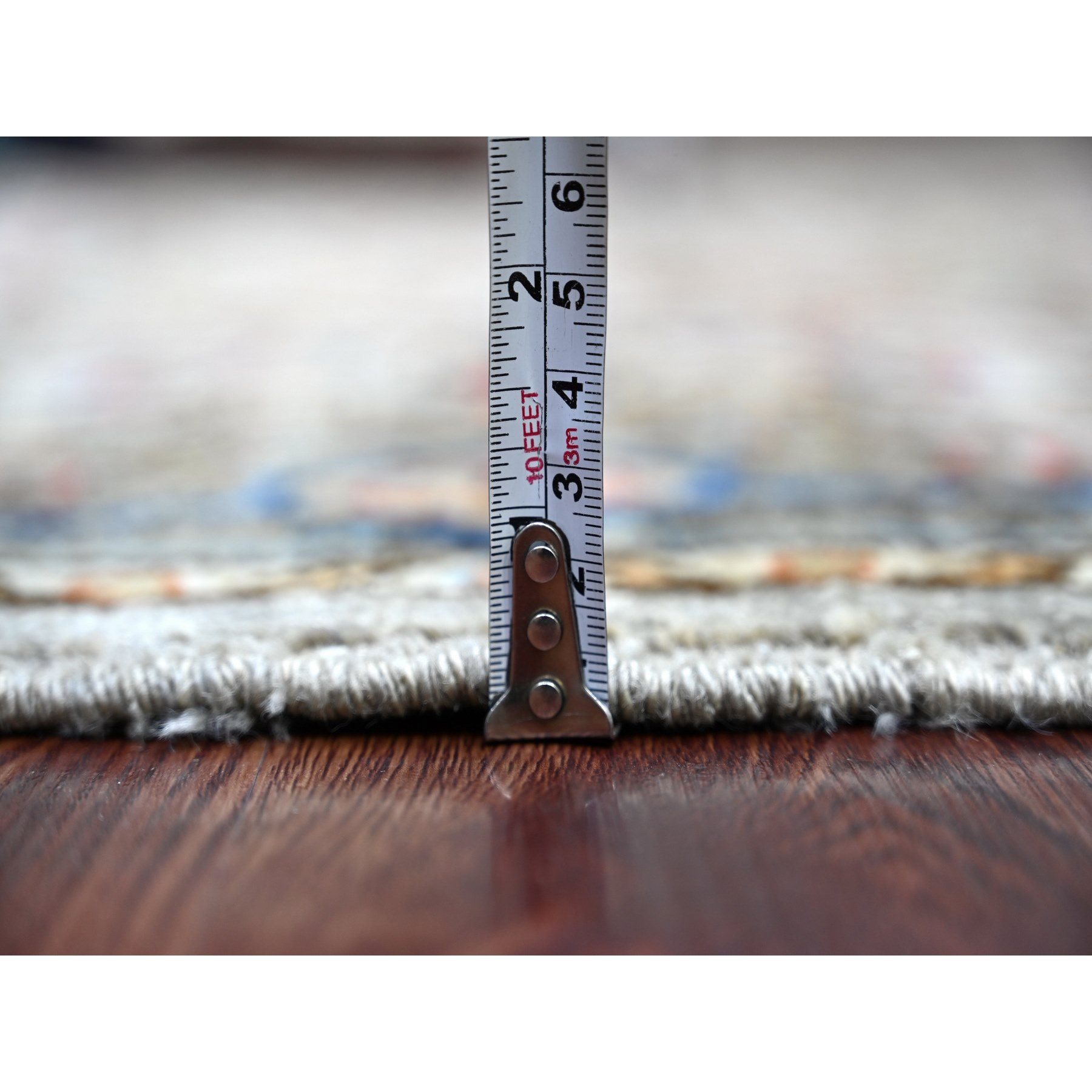Tribal-Geometric-Hand-Knotted-Rug-107295