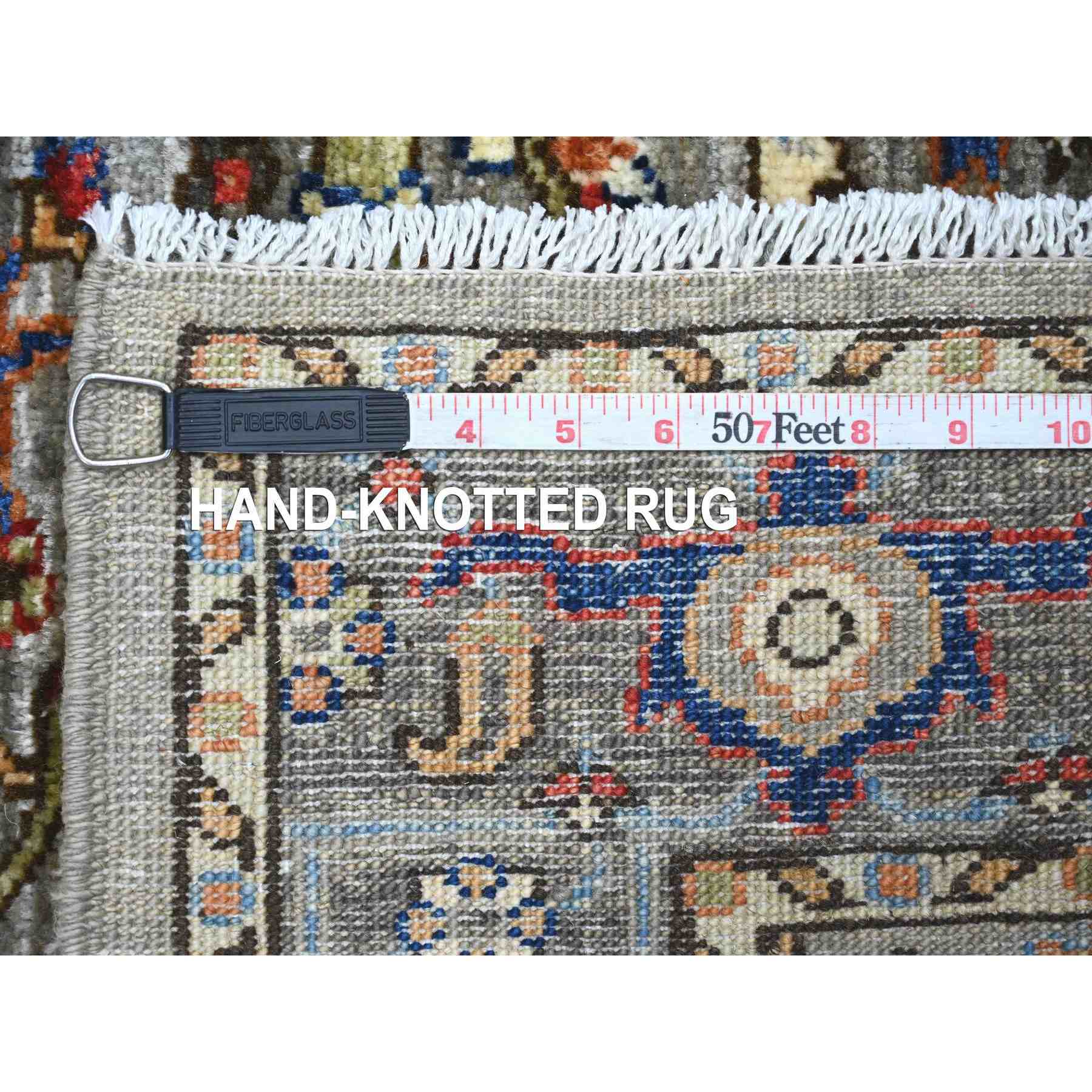 Tribal-Geometric-Hand-Knotted-Rug-107295