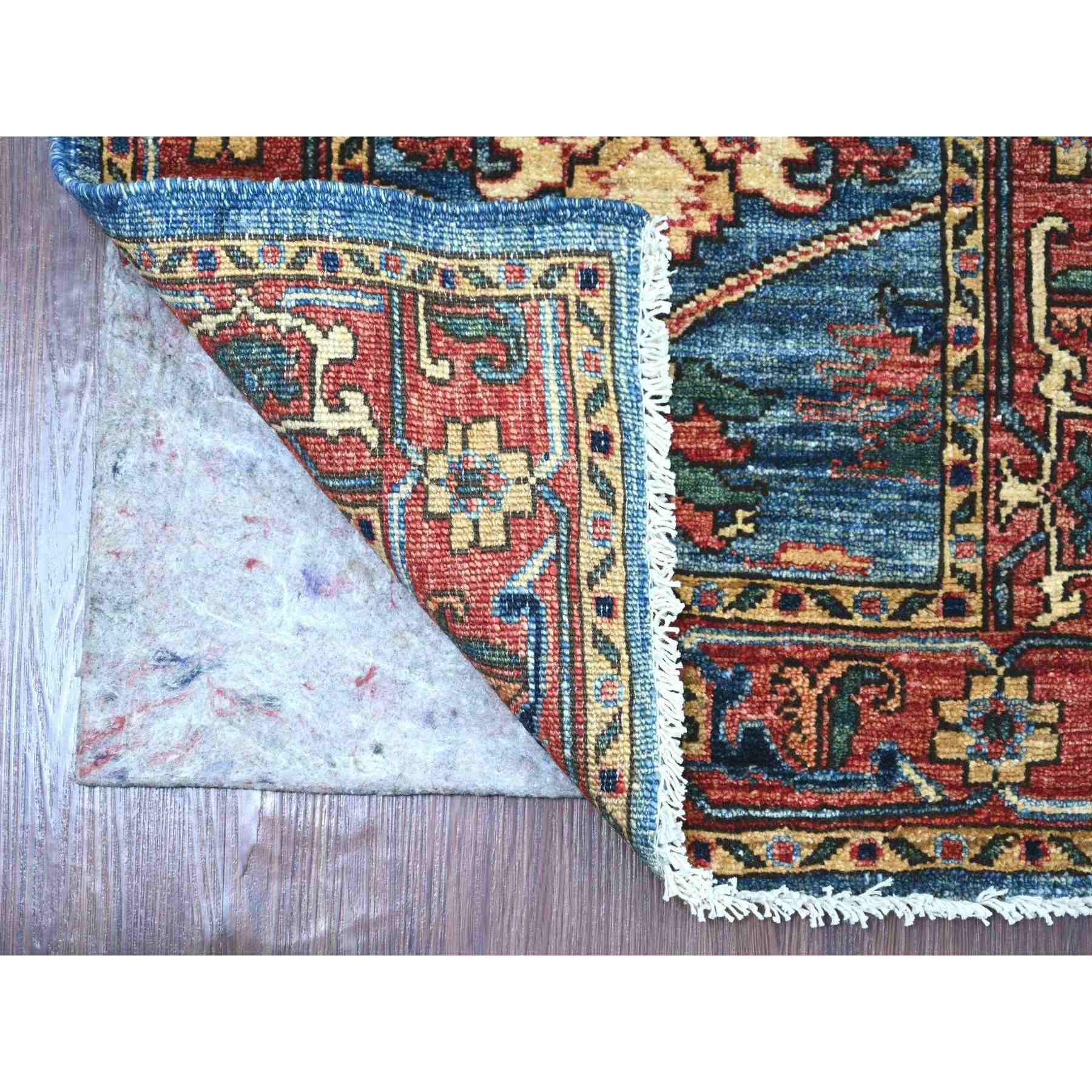 Tribal-Geometric-Hand-Knotted-Rug-107300