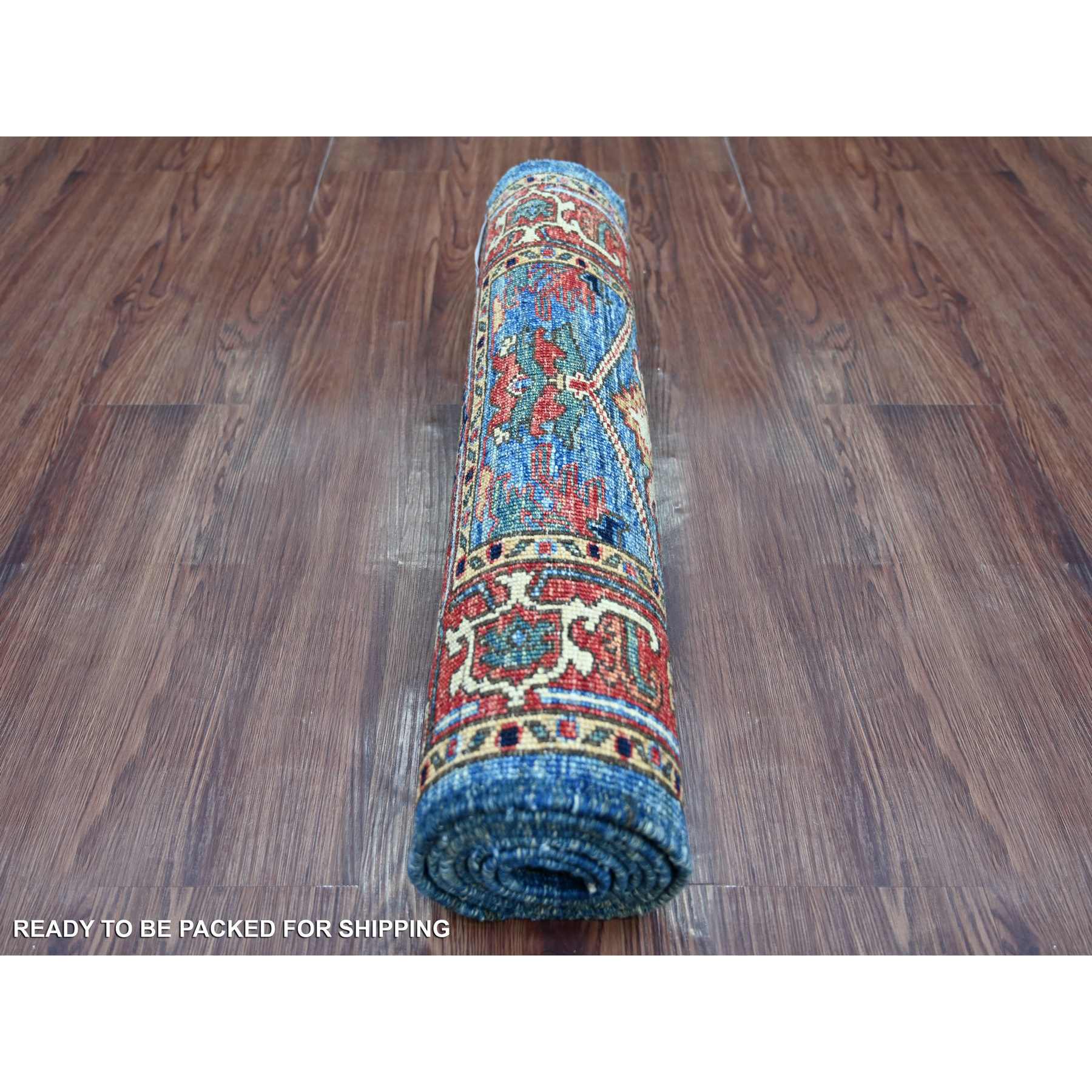 Tribal-Geometric-Hand-Knotted-Rug-107300
