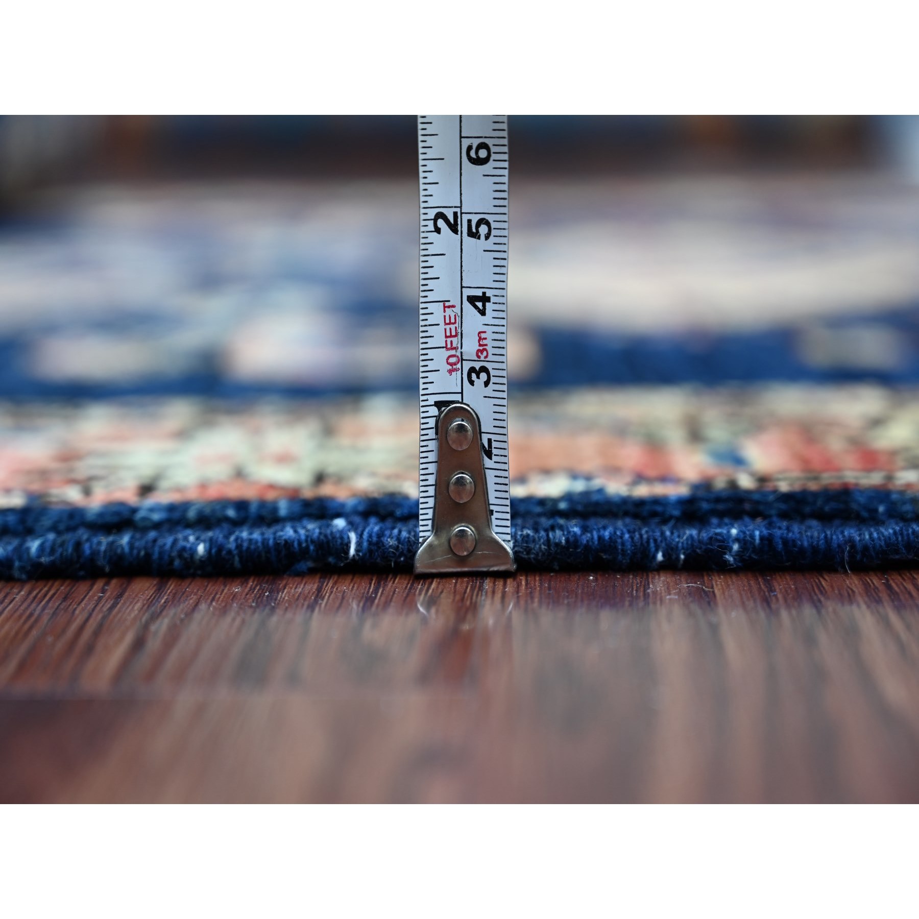 Tribal-Geometric-Hand-Knotted-Rug-107305