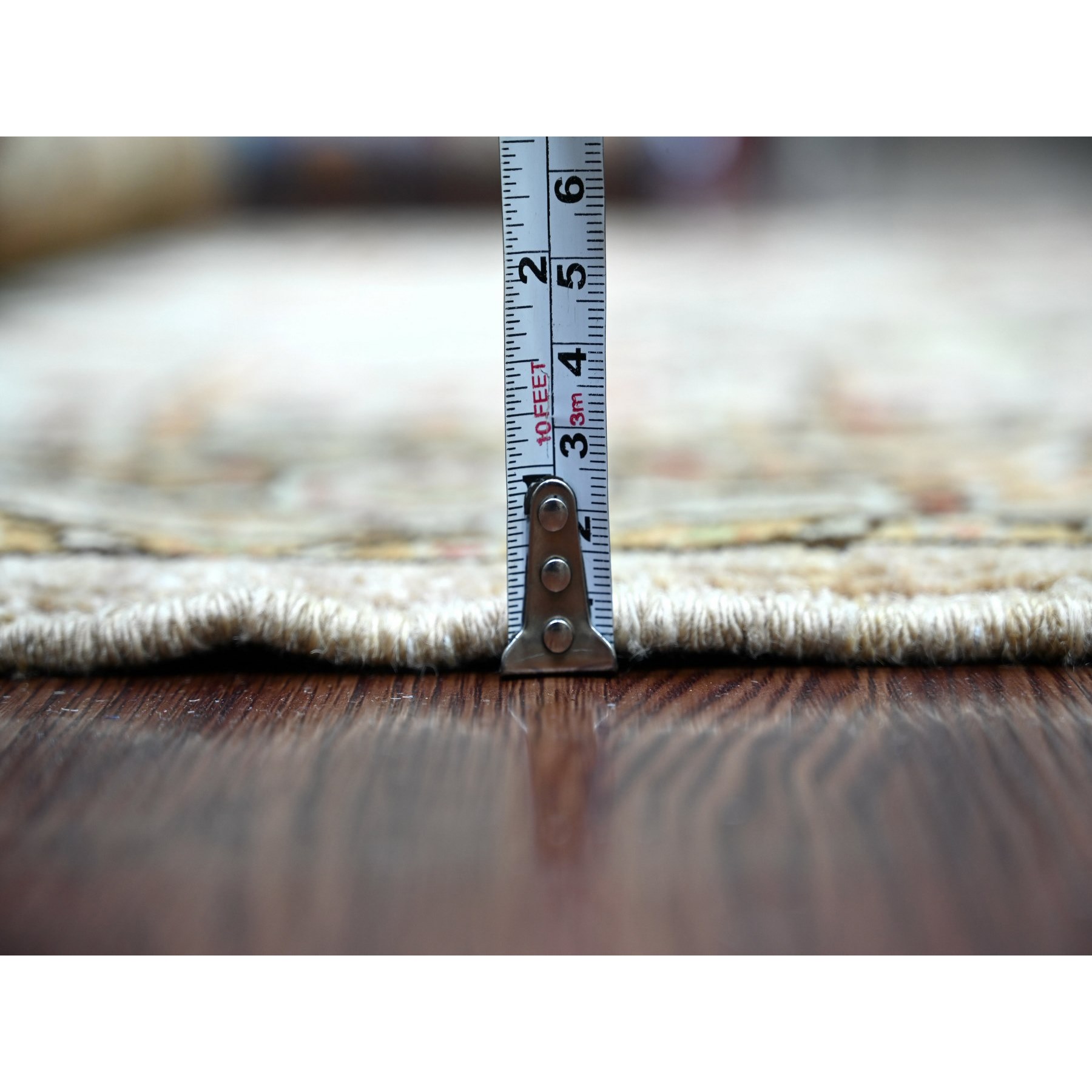 Tribal-Geometric-Hand-Knotted-Rug-107315