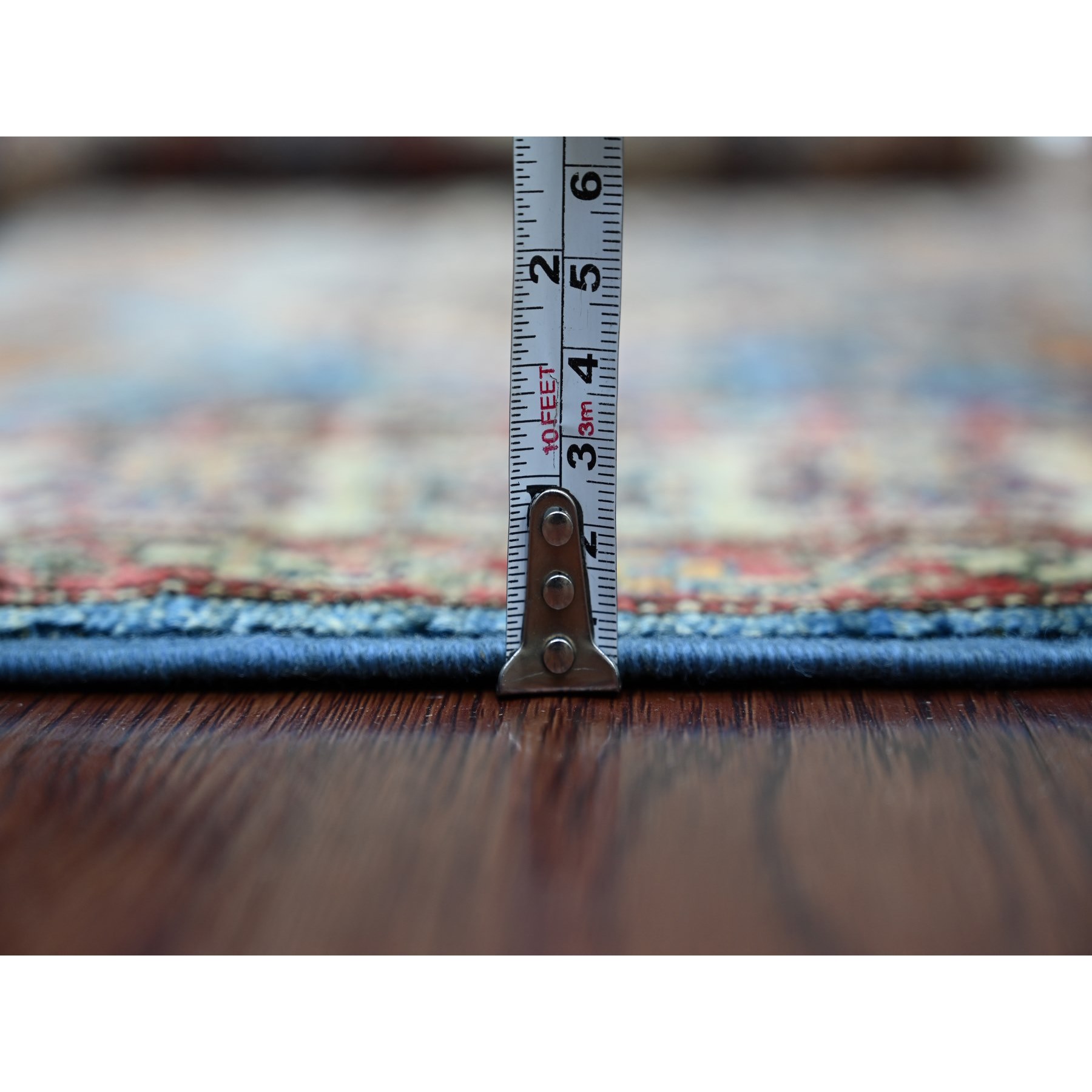 Tribal-Geometric-Hand-Knotted-Rug-107320