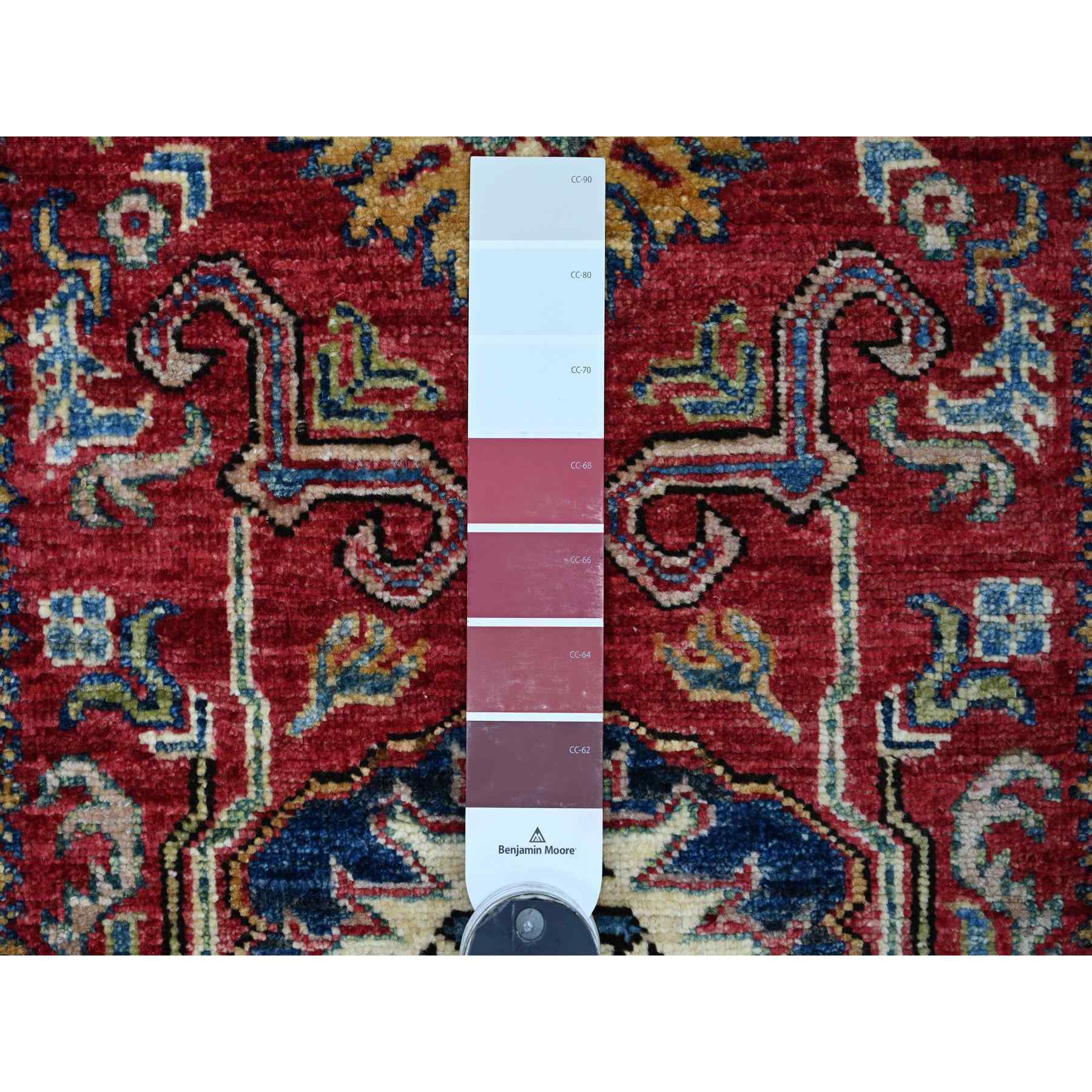 Tribal-Geometric-Hand-Knotted-Rug-107330