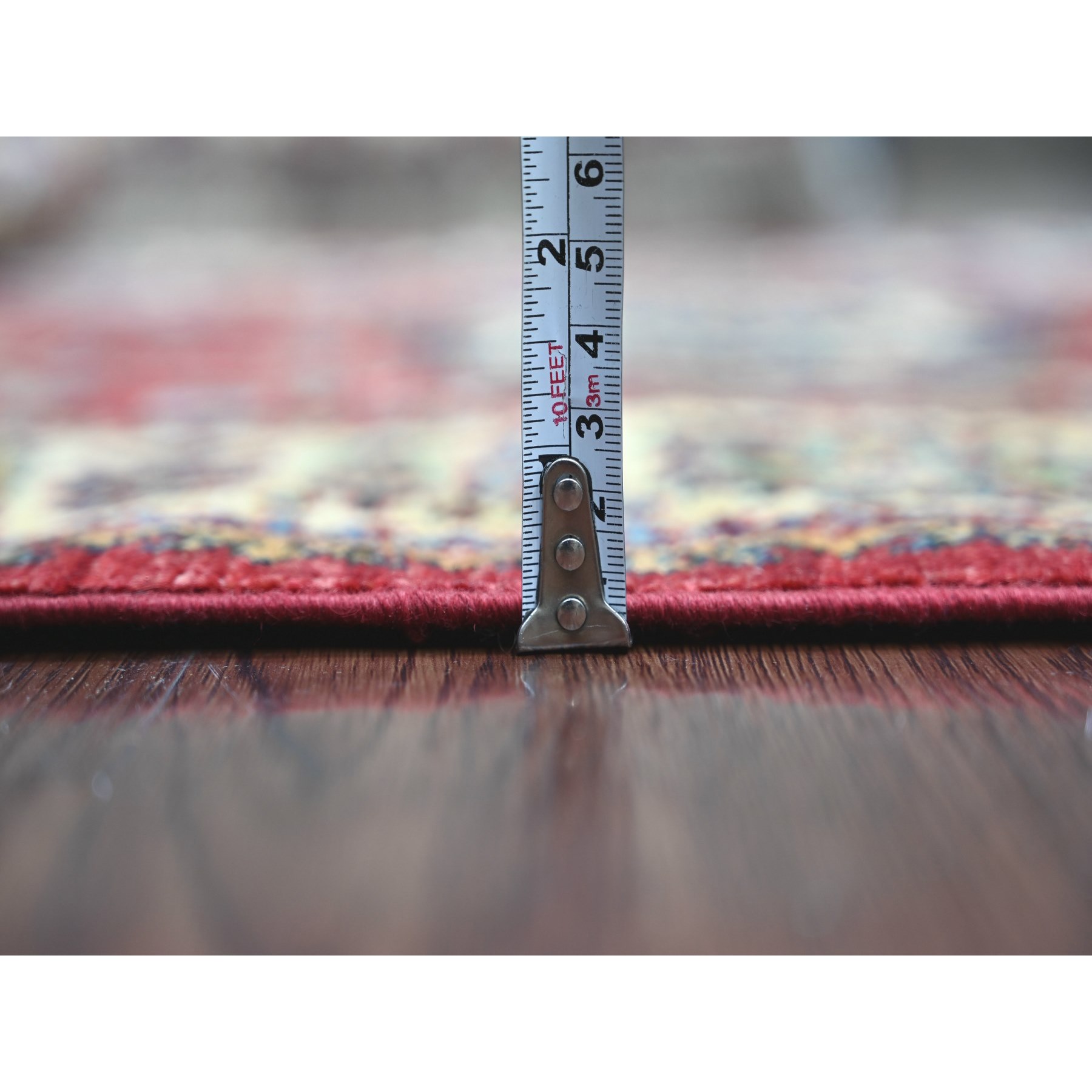 Tribal-Geometric-Hand-Knotted-Rug-107330
