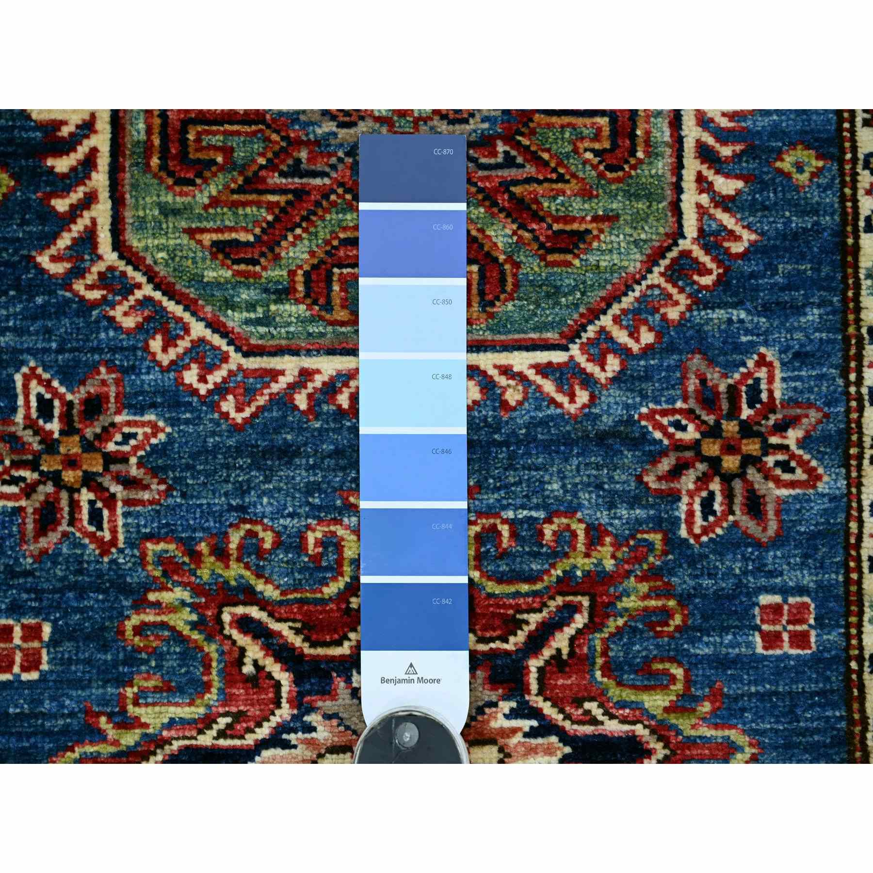 Tribal-Geometric-Hand-Knotted-Rug-107340
