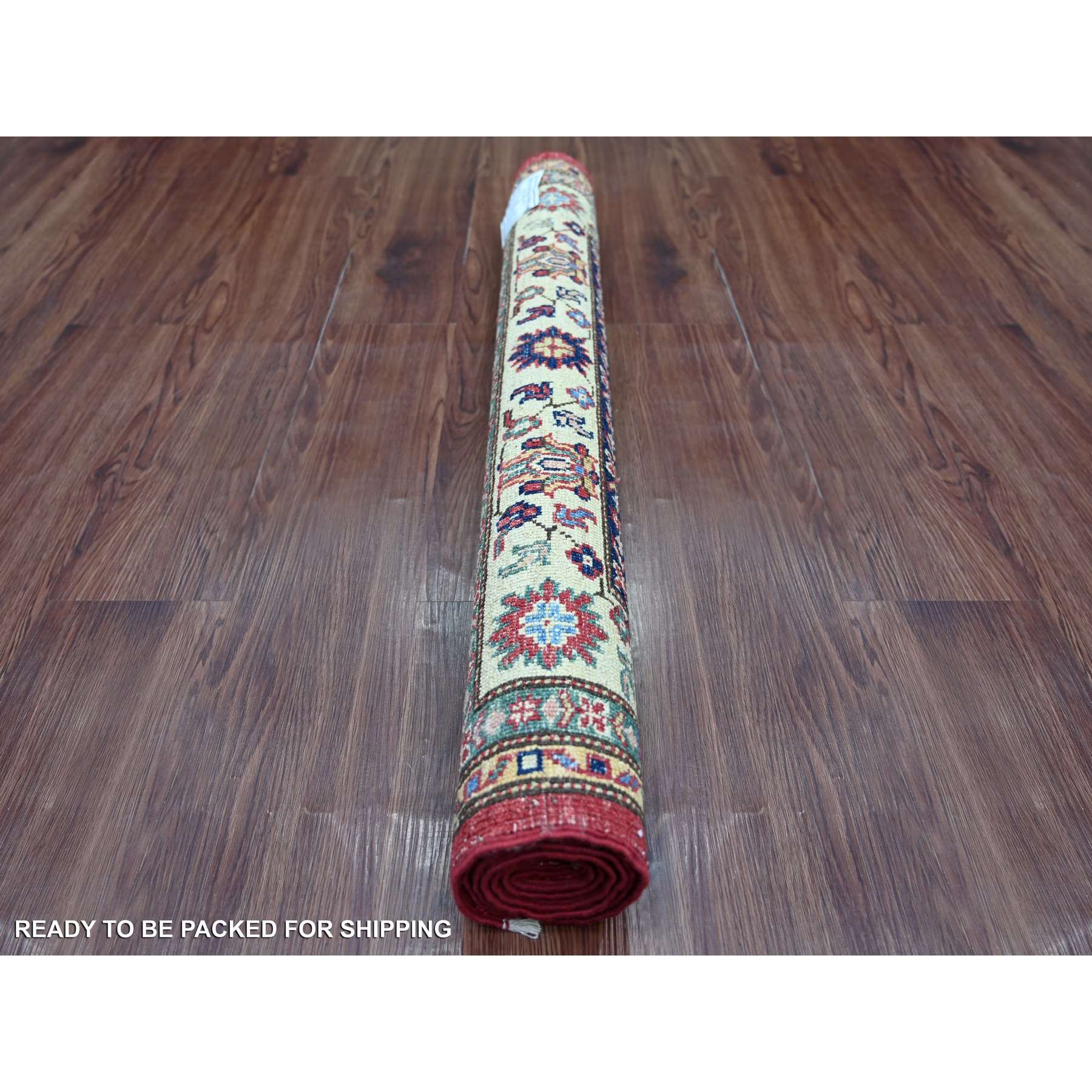 Tribal-Geometric-Hand-Knotted-Rug-107345