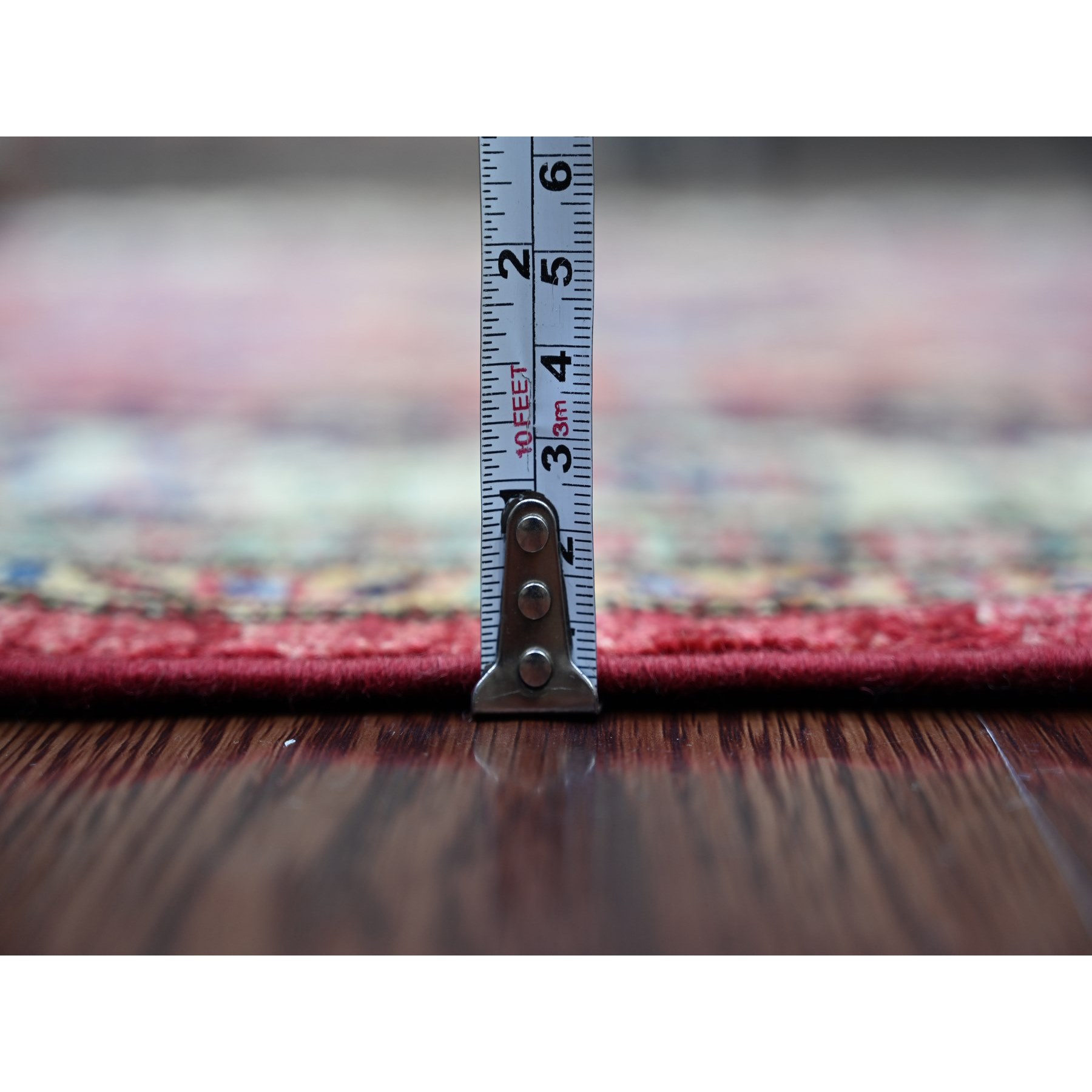 Tribal-Geometric-Hand-Knotted-Rug-107345