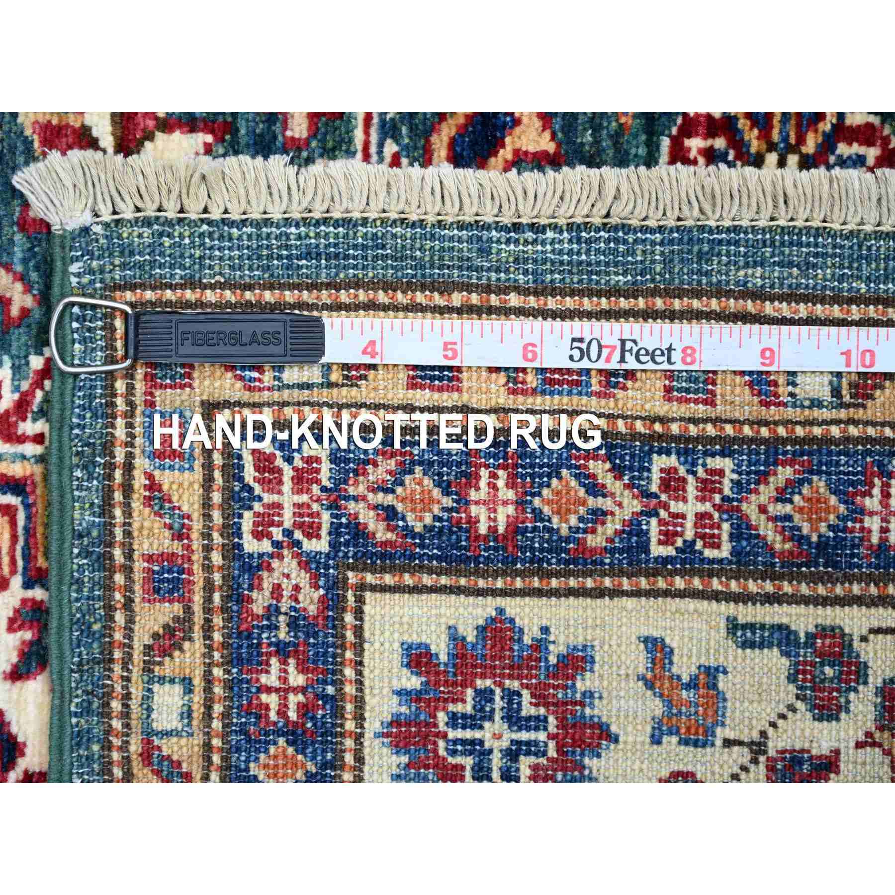Tribal-Geometric-Hand-Knotted-Rug-107360