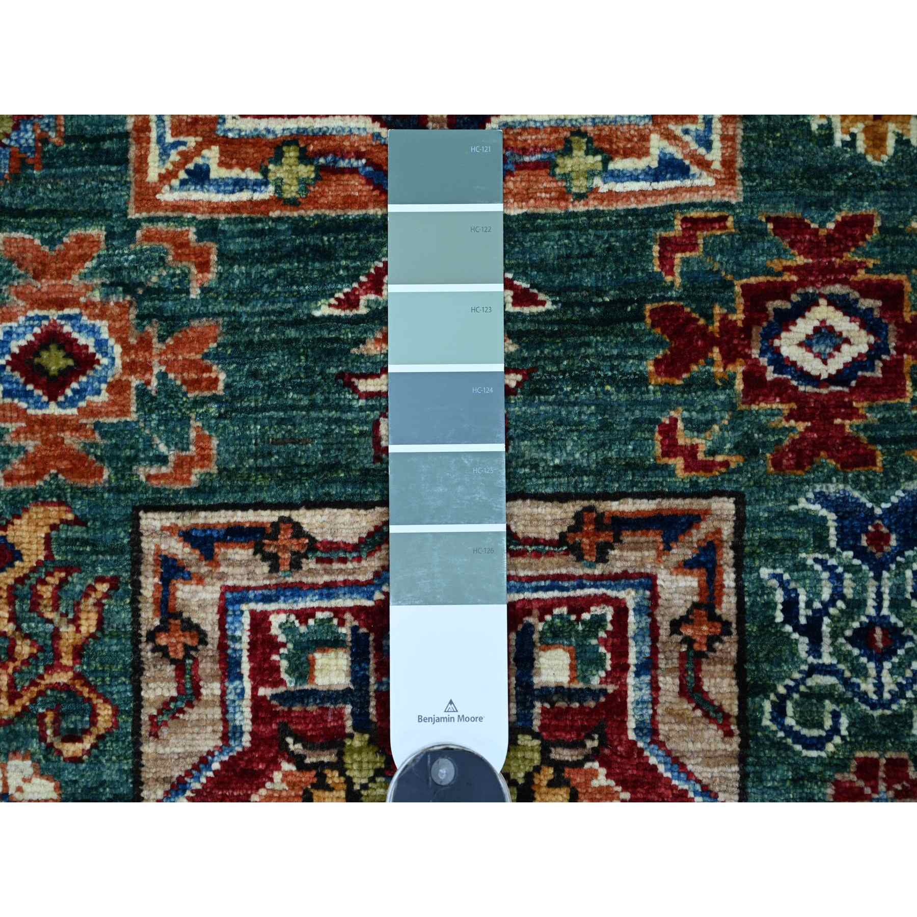 Tribal-Geometric-Hand-Knotted-Rug-107375