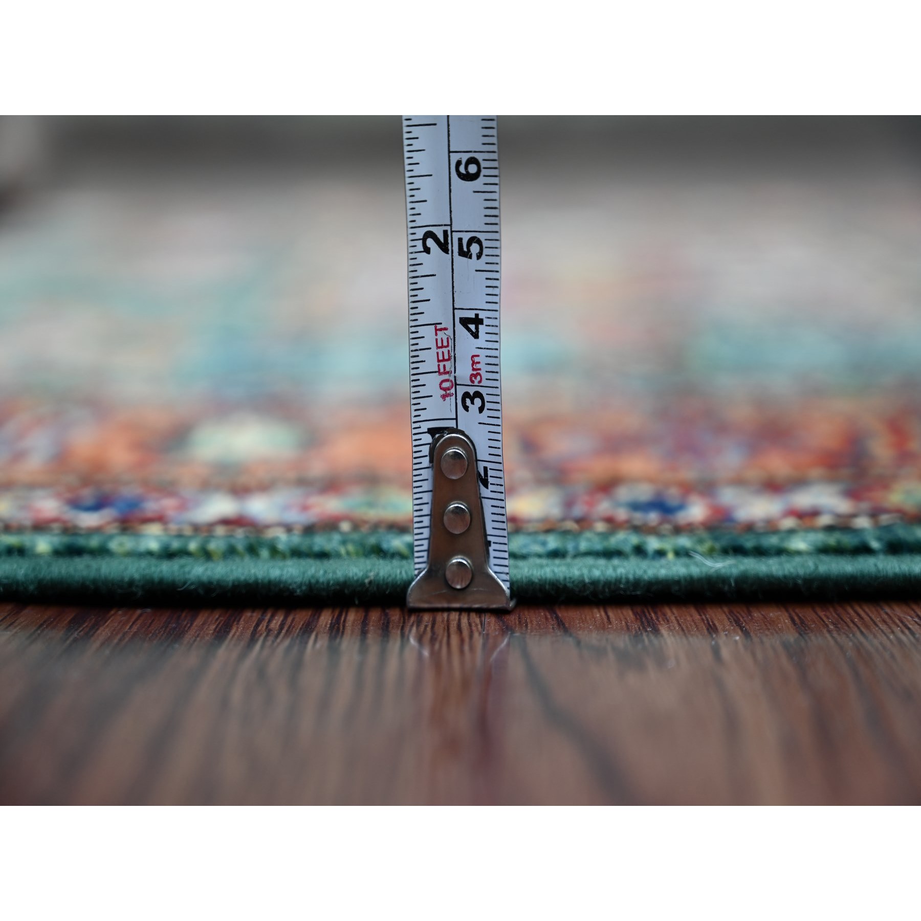 Tribal-Geometric-Hand-Knotted-Rug-107375