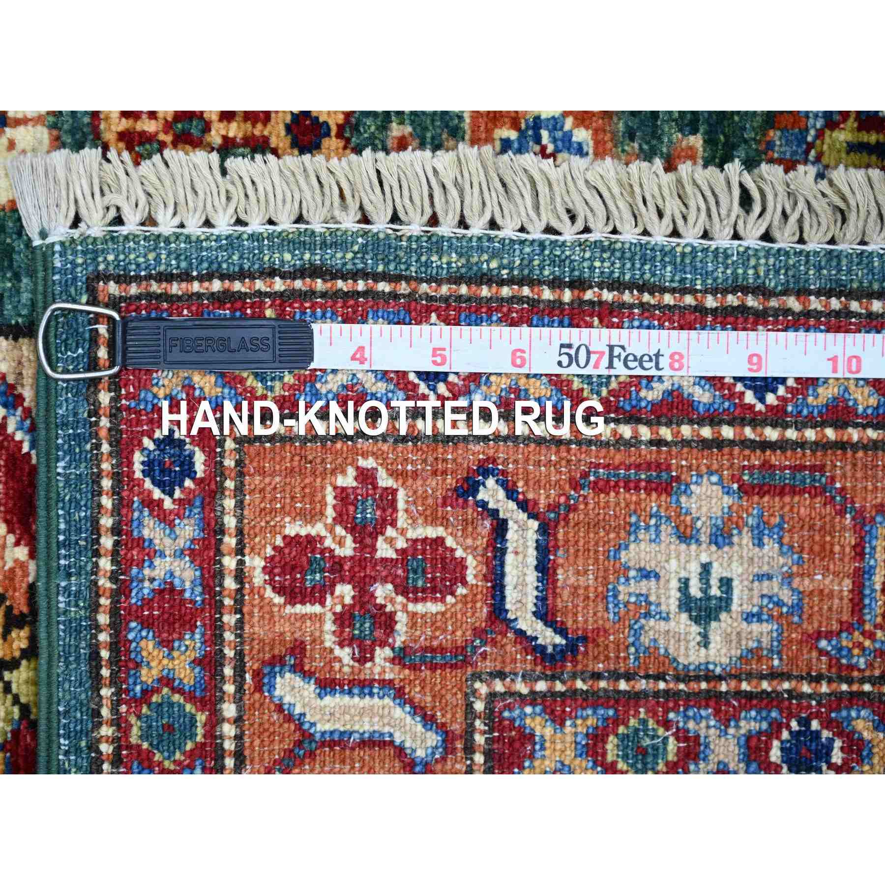 Tribal-Geometric-Hand-Knotted-Rug-107375