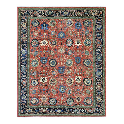 Imperial Red, Aryana Grade, Northwest Persian with All Over Design, Vegetable Dyes, Soft Pile, High Mountain Wool, Hand Knotted, Densely Woven, Oriental 