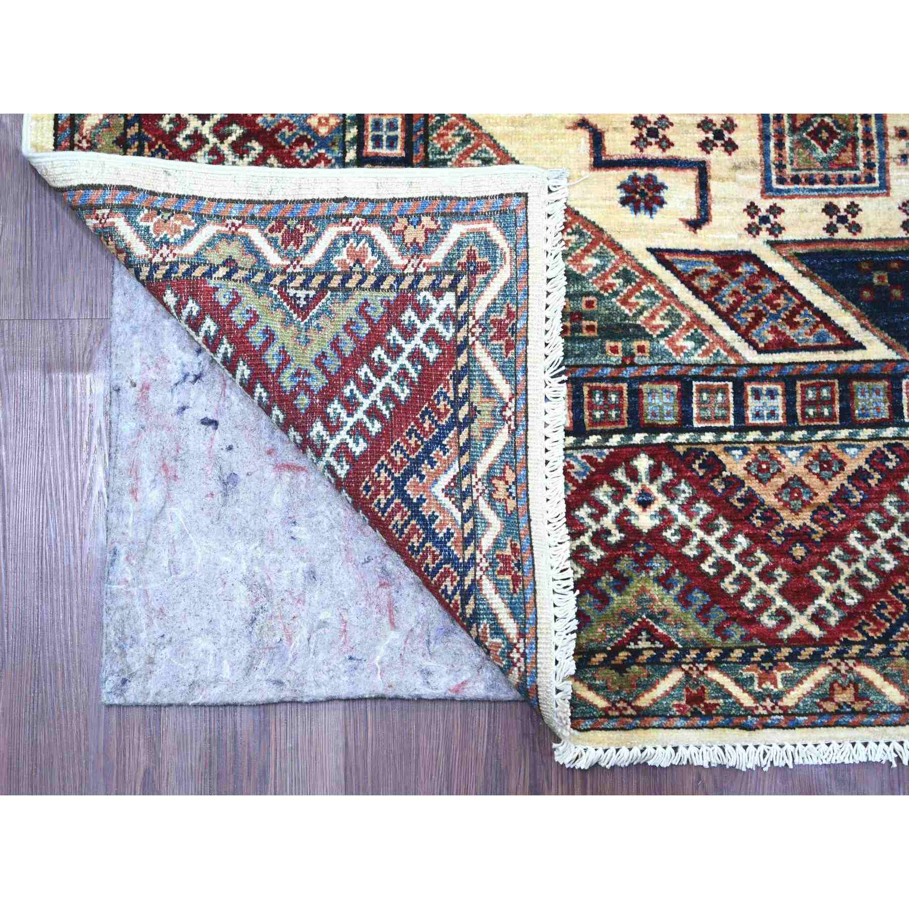 Kazak-Hand-Knotted-Rug-107760
