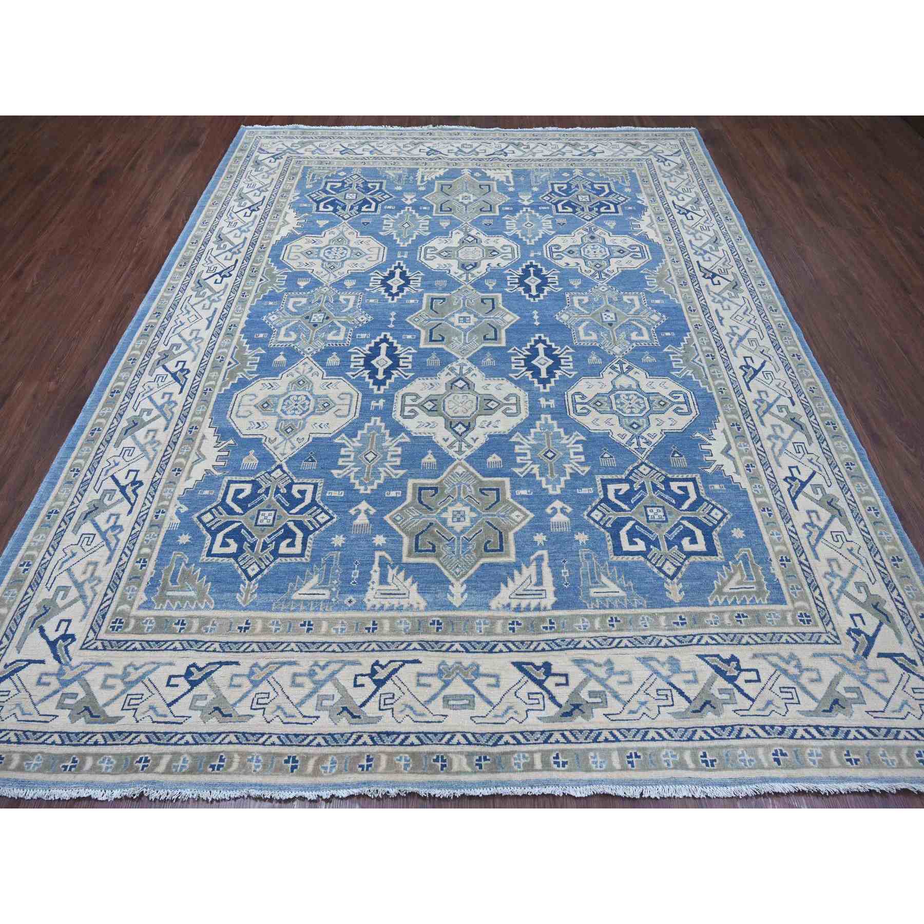 Kazak-Hand-Knotted-Rug-108900