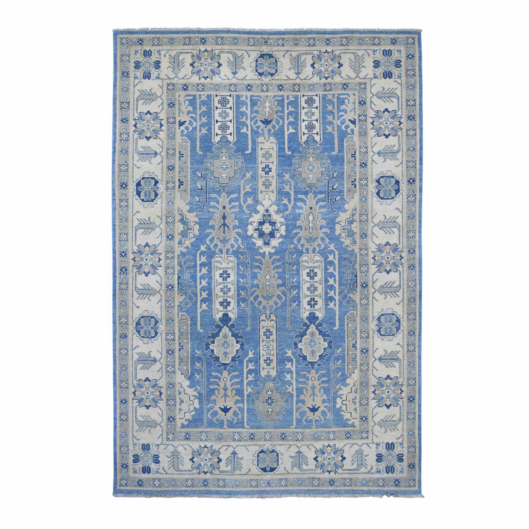Kazak-Hand-Knotted-Rug-108935