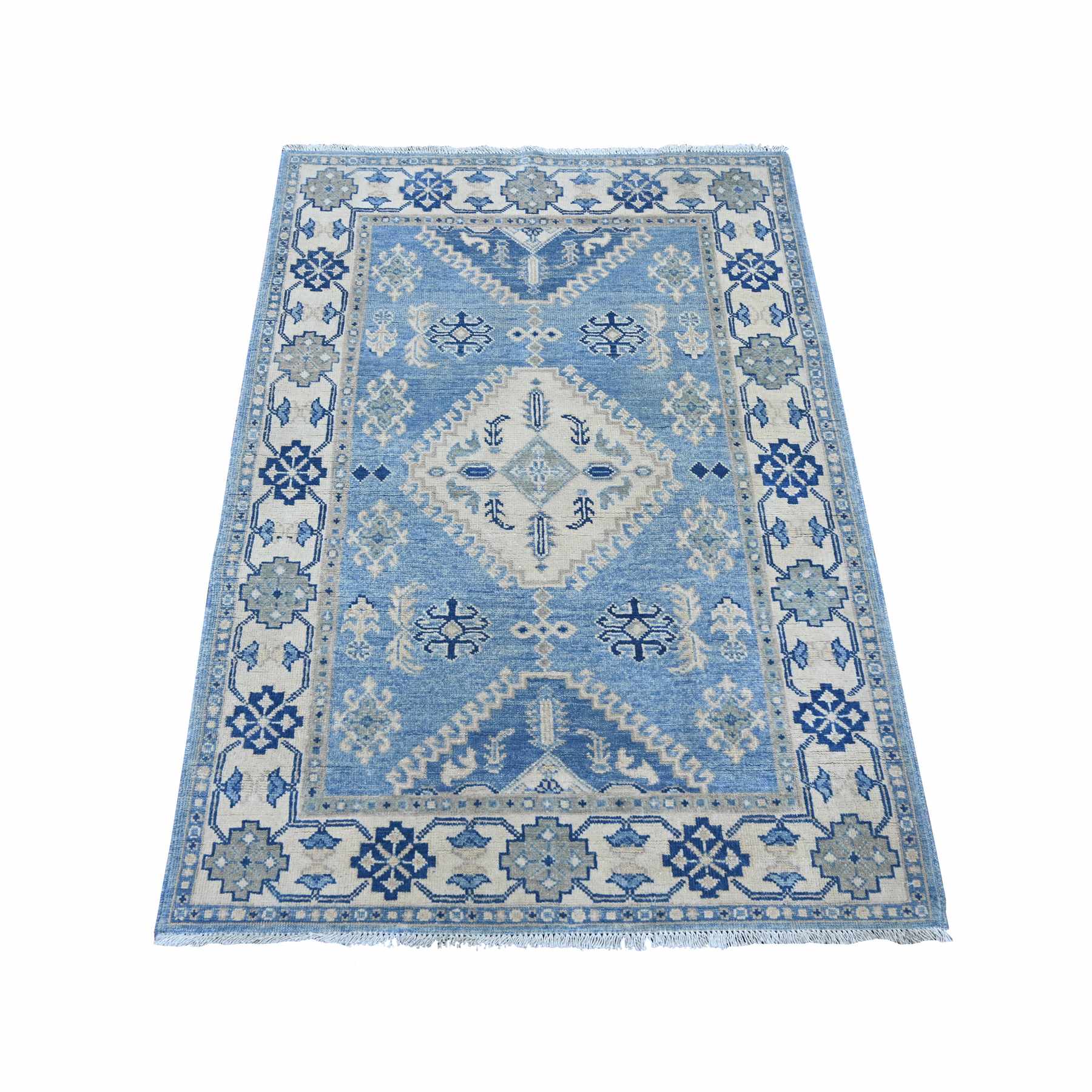 Kazak-Hand-Knotted-Rug-109915