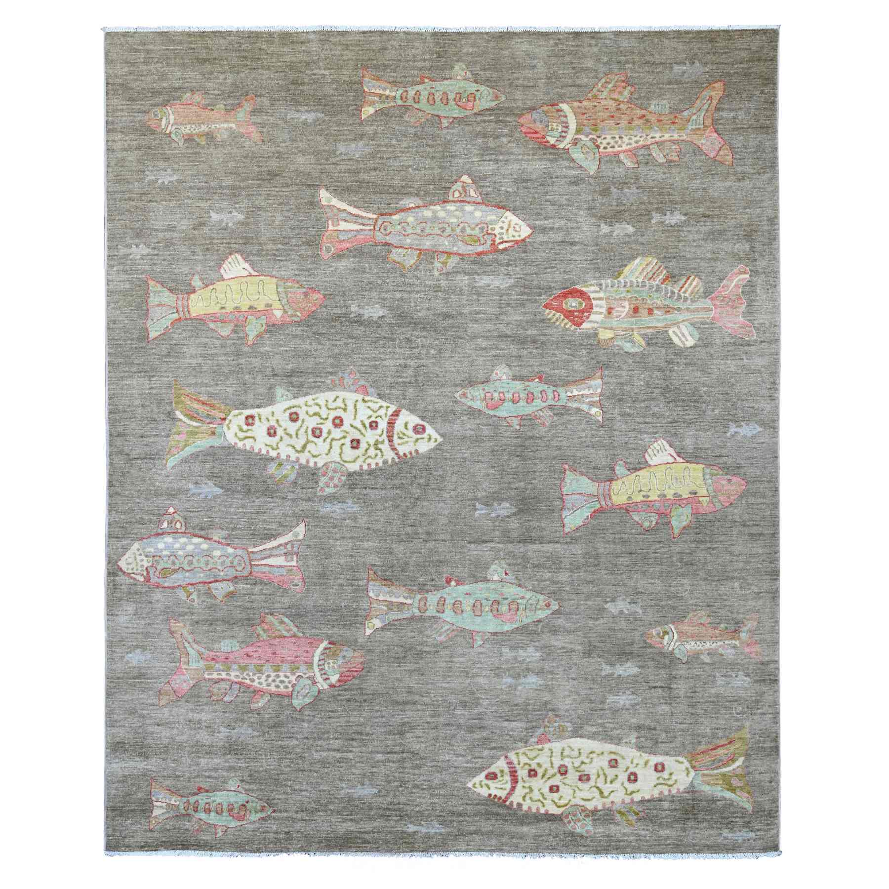 Modern-and-Contemporary-Hand-Knotted-Rug-108105