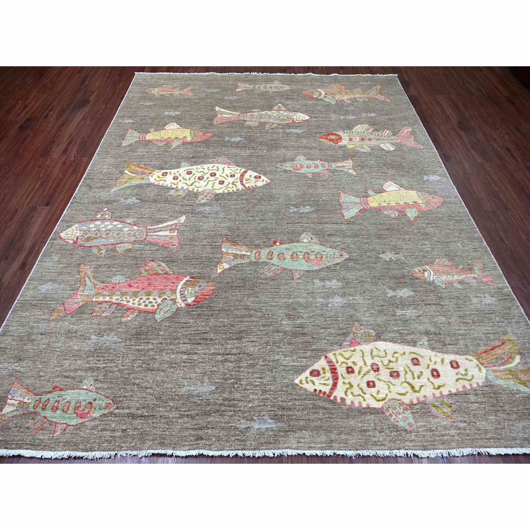 Modern-and-Contemporary-Hand-Knotted-Rug-108105