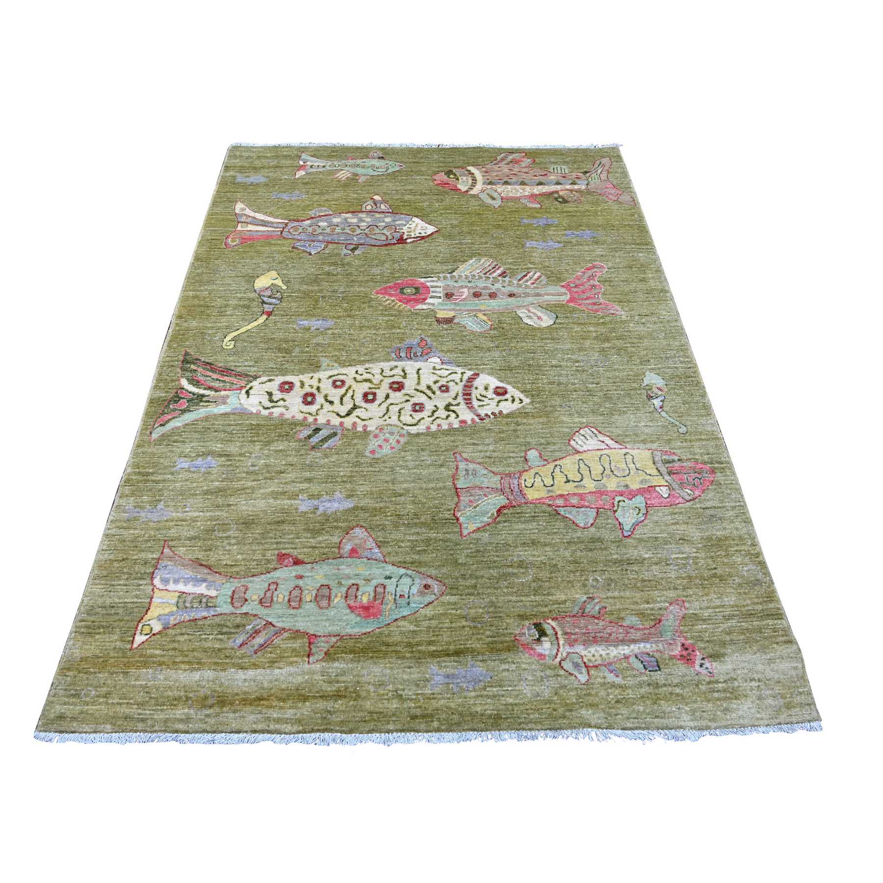 Modern-and-Contemporary-Hand-Knotted-Rug-108305