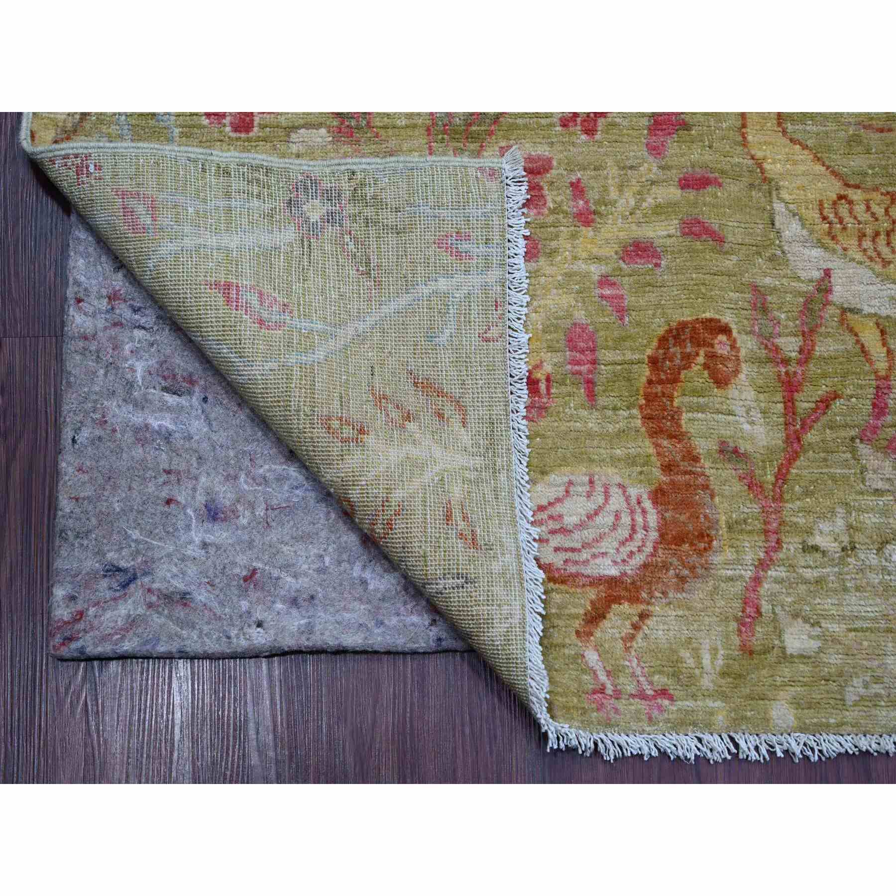 Oushak-And-Peshawar-Hand-Knotted-Rug-107535