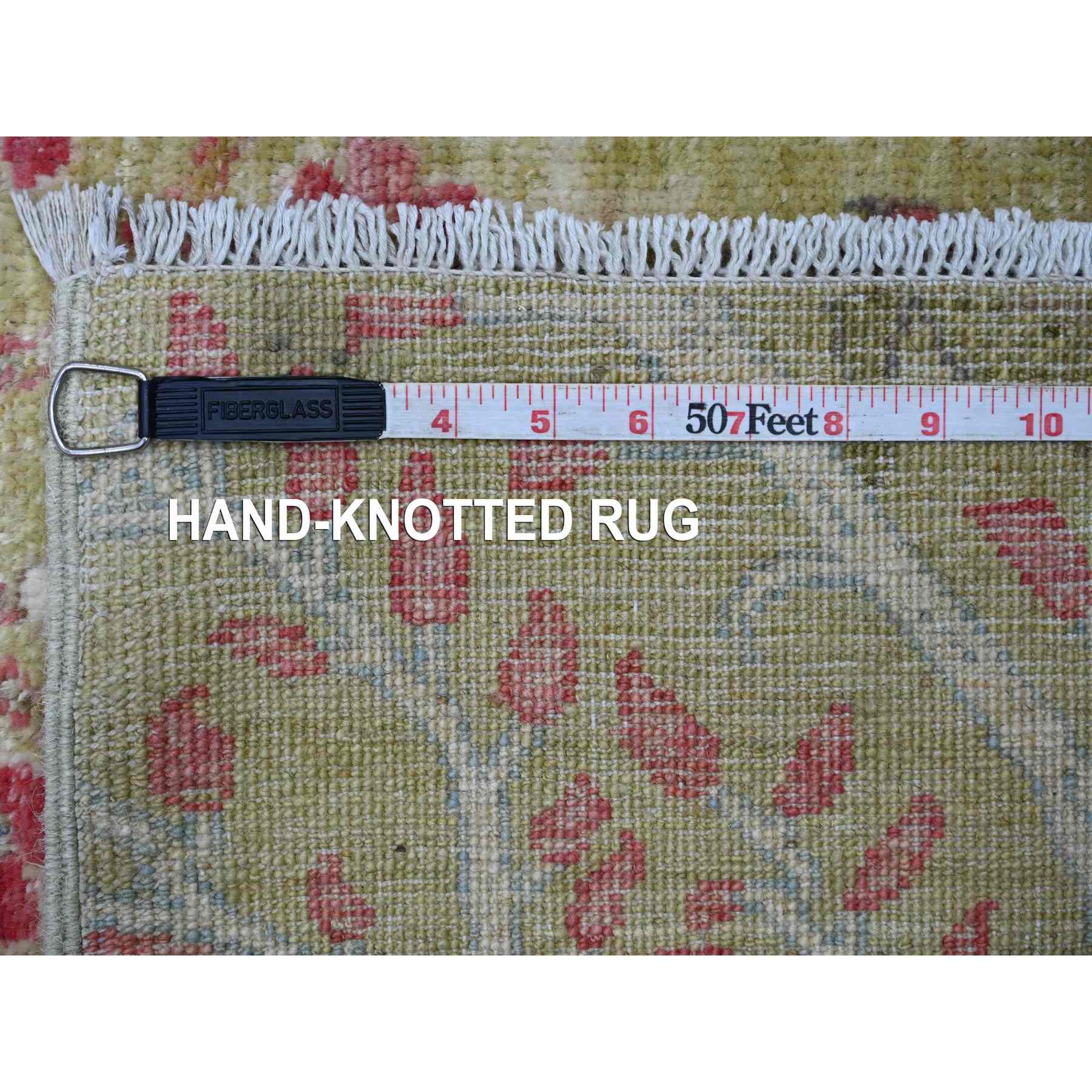 Oushak-And-Peshawar-Hand-Knotted-Rug-107535