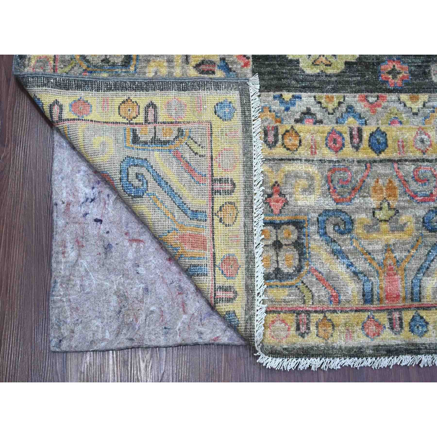 Oushak-And-Peshawar-Hand-Knotted-Rug-107540